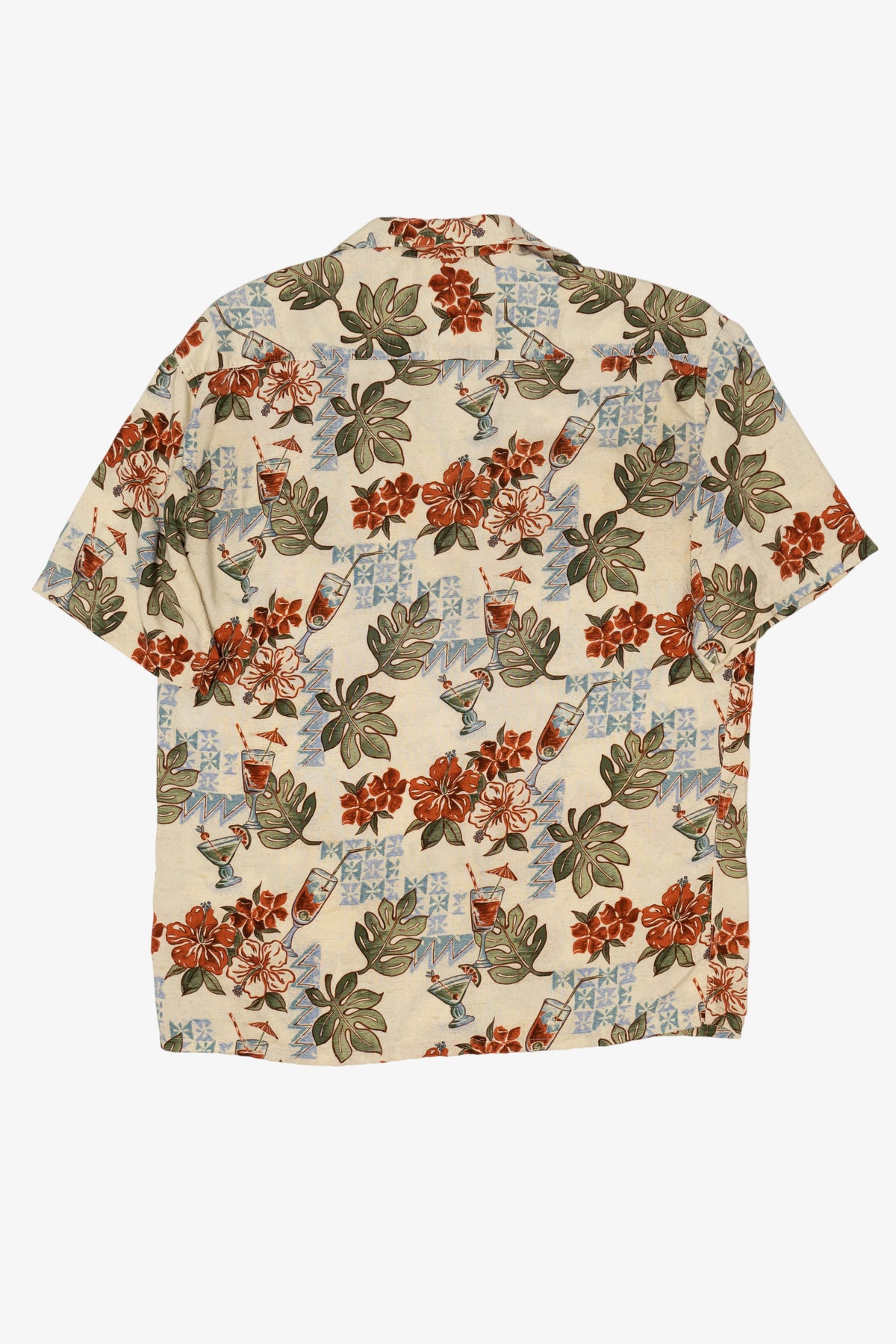 Vintage Beige Pierre Cardin Hawaiian Shirt (1990s)