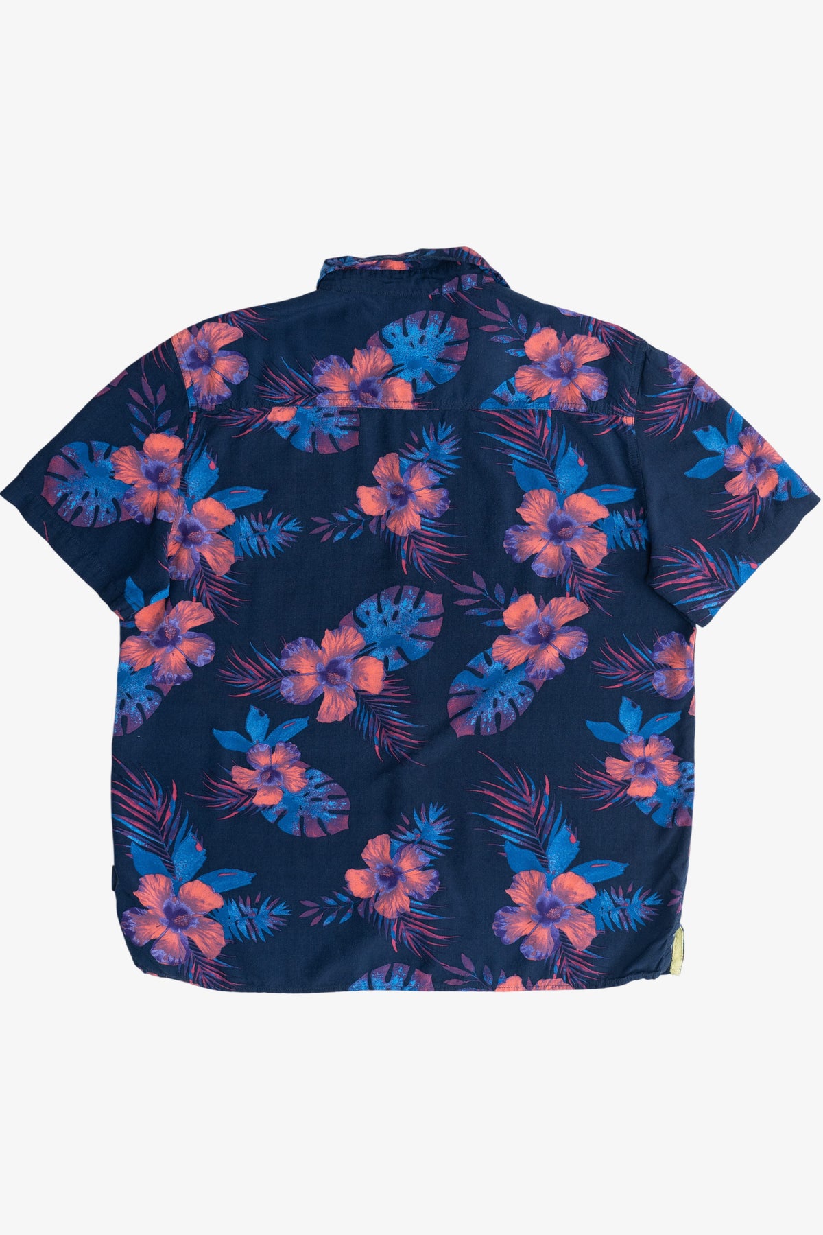Margaritaville Hibiscus Print Hawaiian Shirt (2010s)