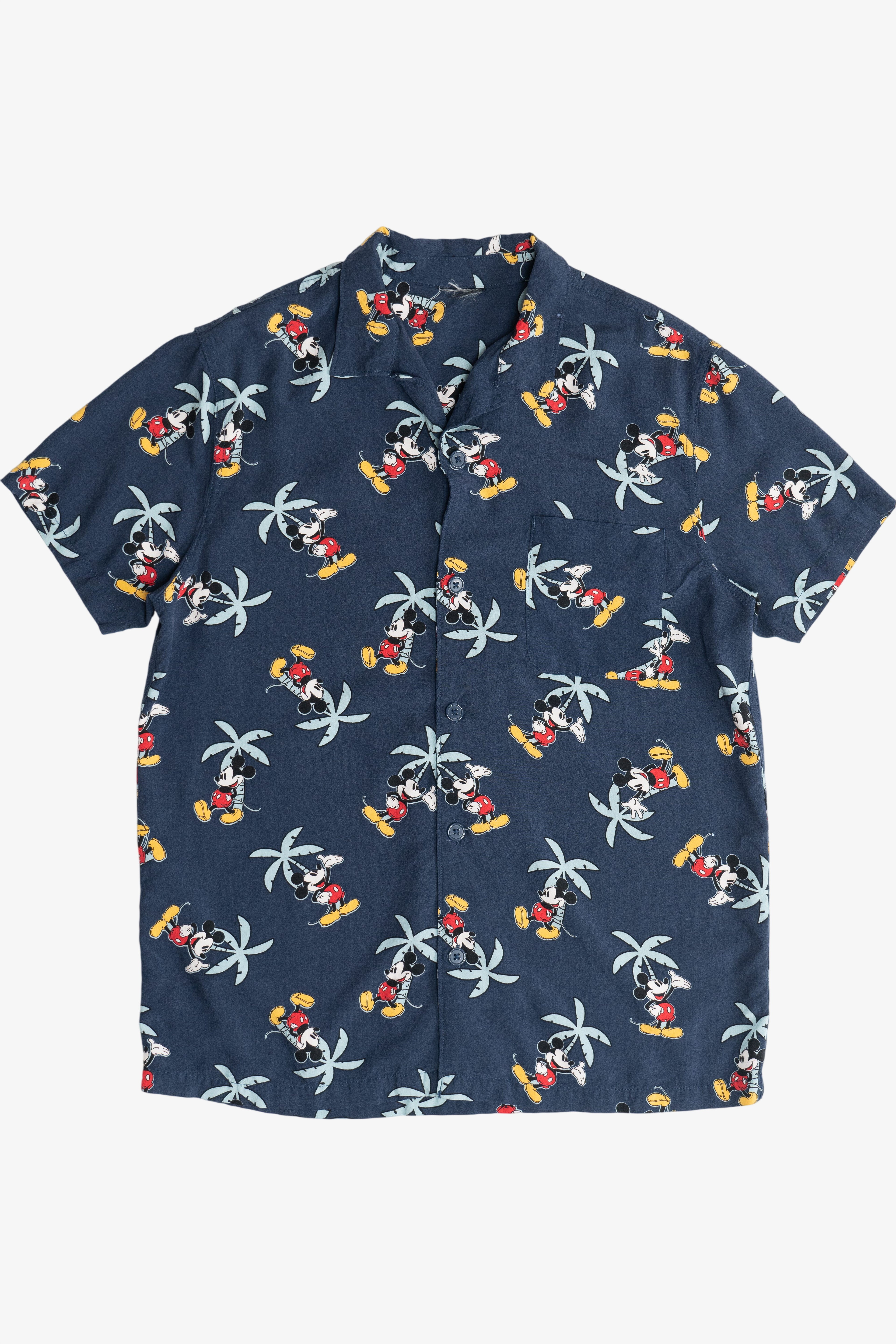Mickey Mouse Hawaiian Shirt With Pocket (2010s)