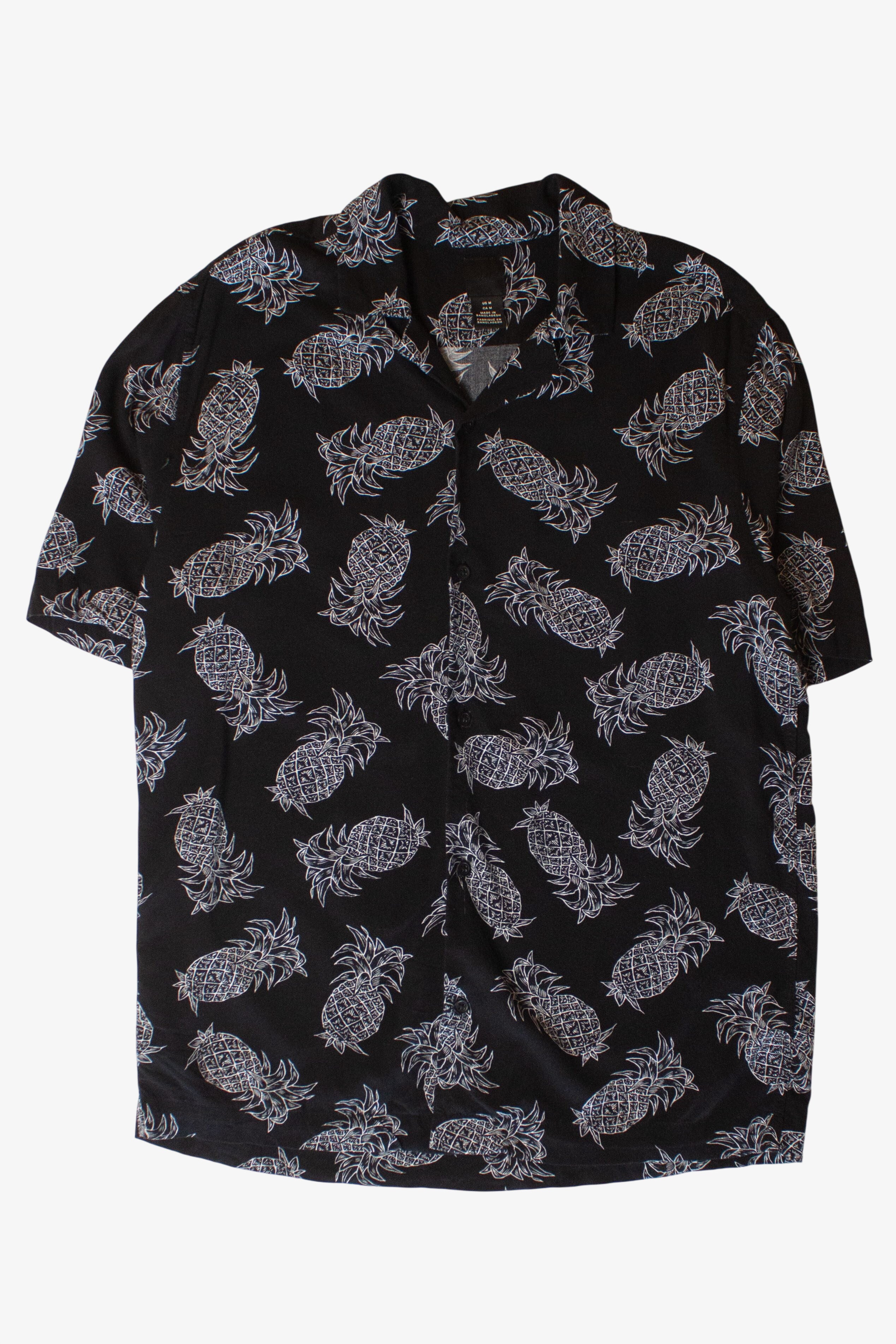 Black Pineapple Hawaiian Shirt (2010s)