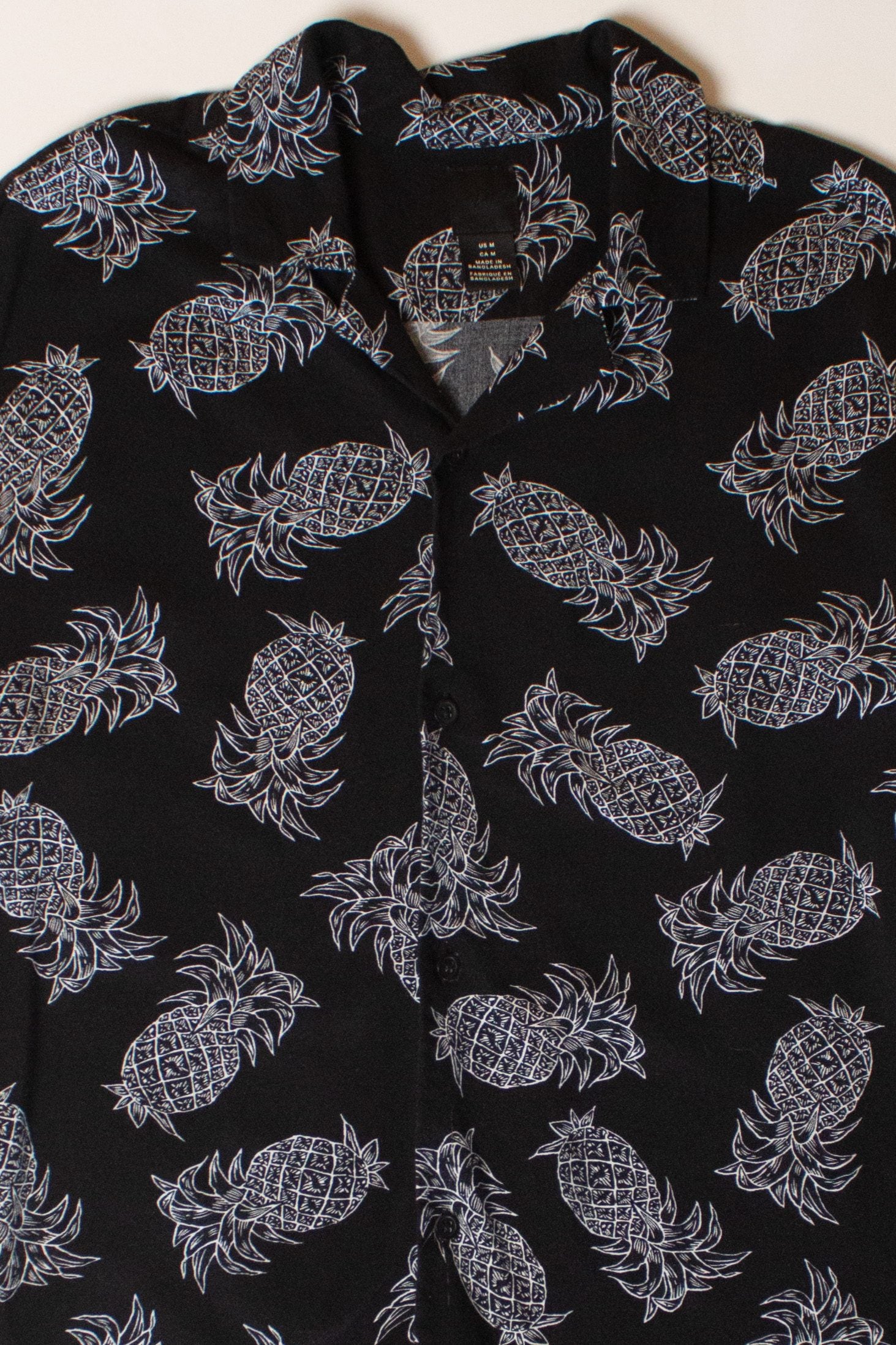 Black Pineapple Hawaiian Shirt (2010s)