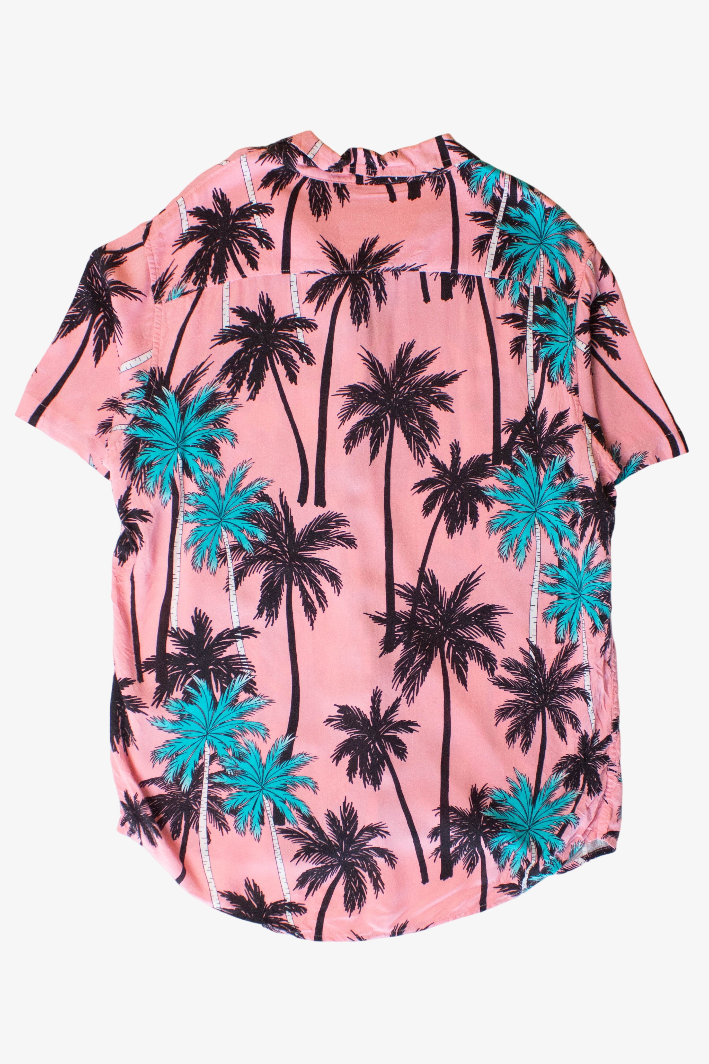 Neon Pink Palms Hawaiian Shirt (2020s)