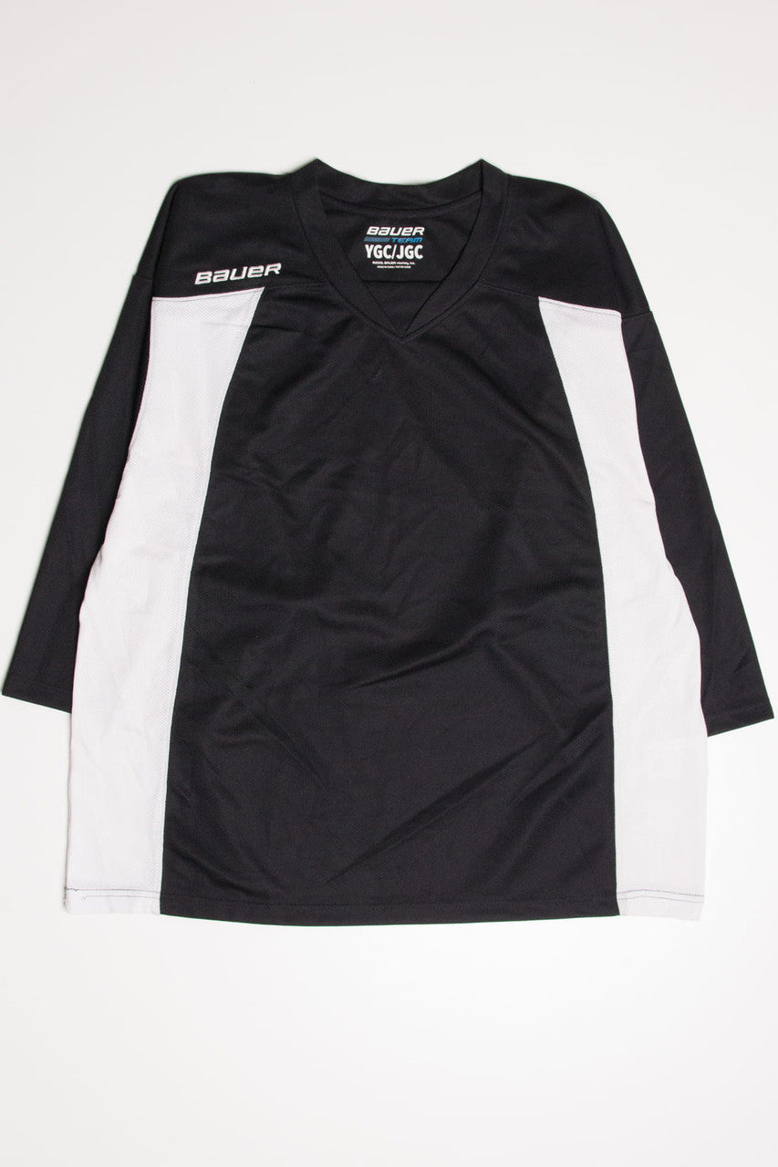Youth Black Bauer Hockey Jersey