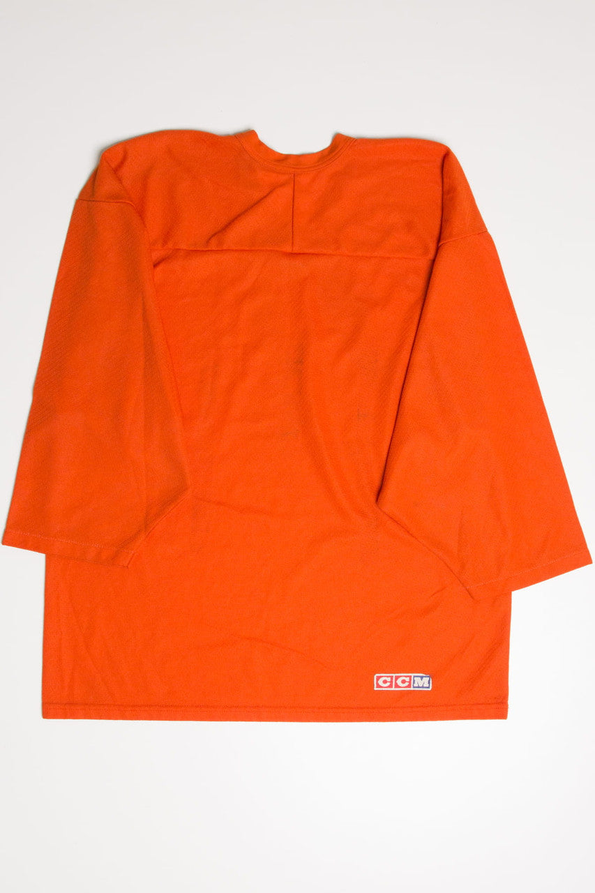 Orange CCM Hockey Jersey