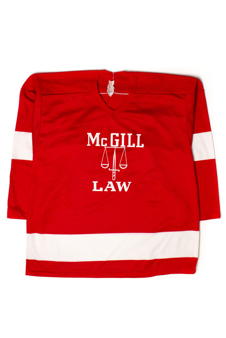 Vintage McGill Law Hockey Jersey (1990s)