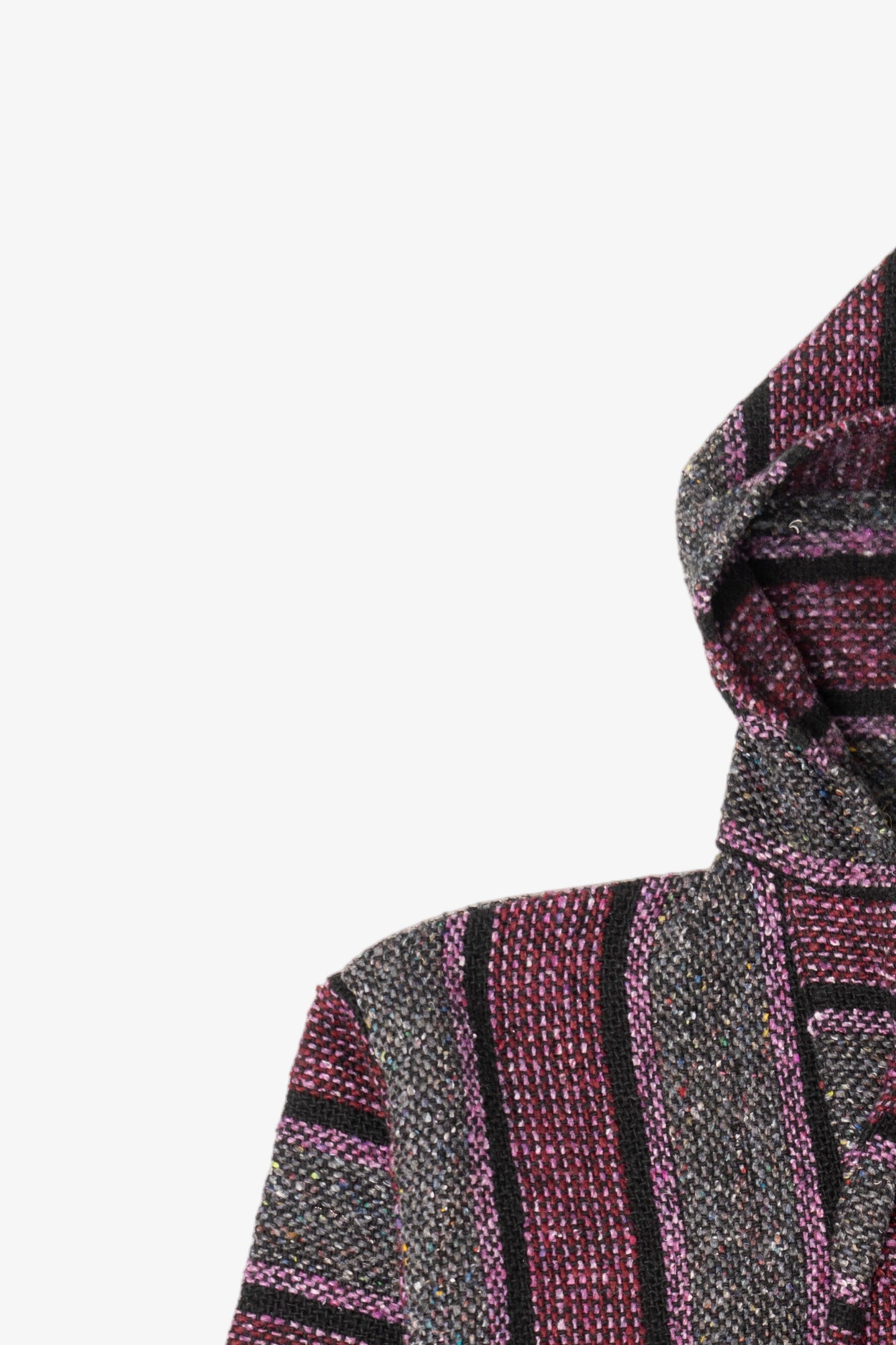Vintage Molina Gray And Pink Baja Hoodie Sweatshirt (1990s)