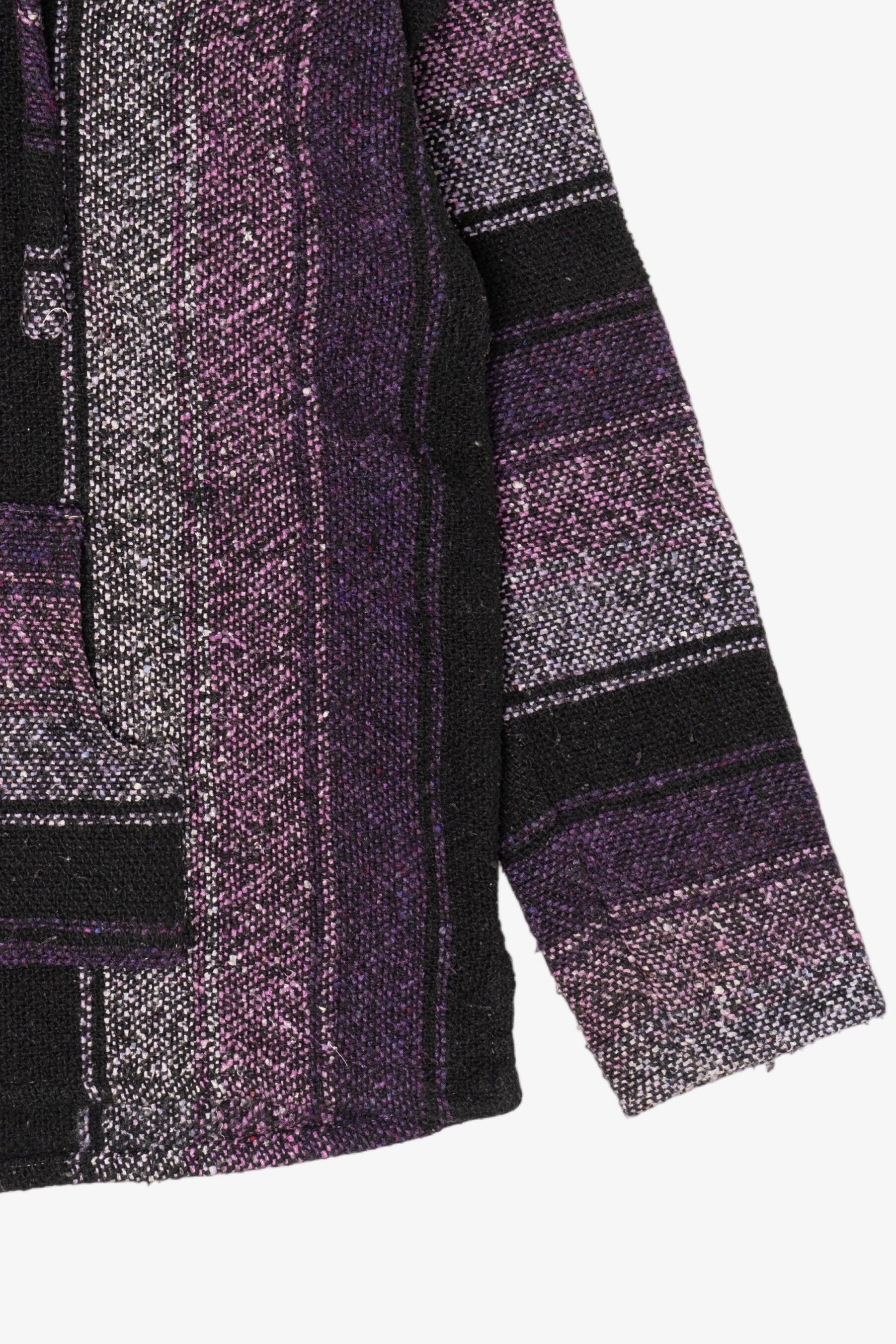 Vintage Purple Hooded Baja Sweatshirt (1990s)