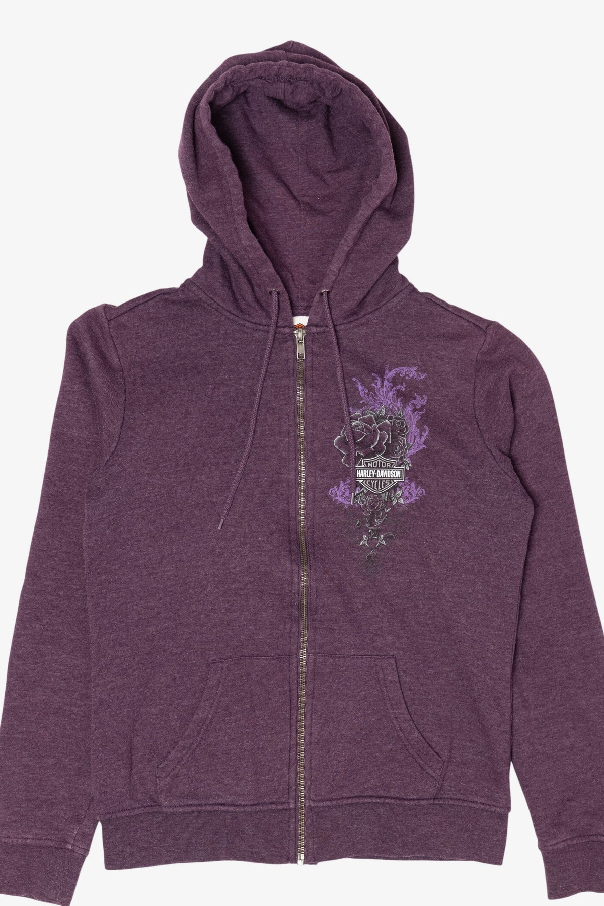 Vintage Purple Harley Davidson Waco Texas Hooded Sweatshirt (2000s)