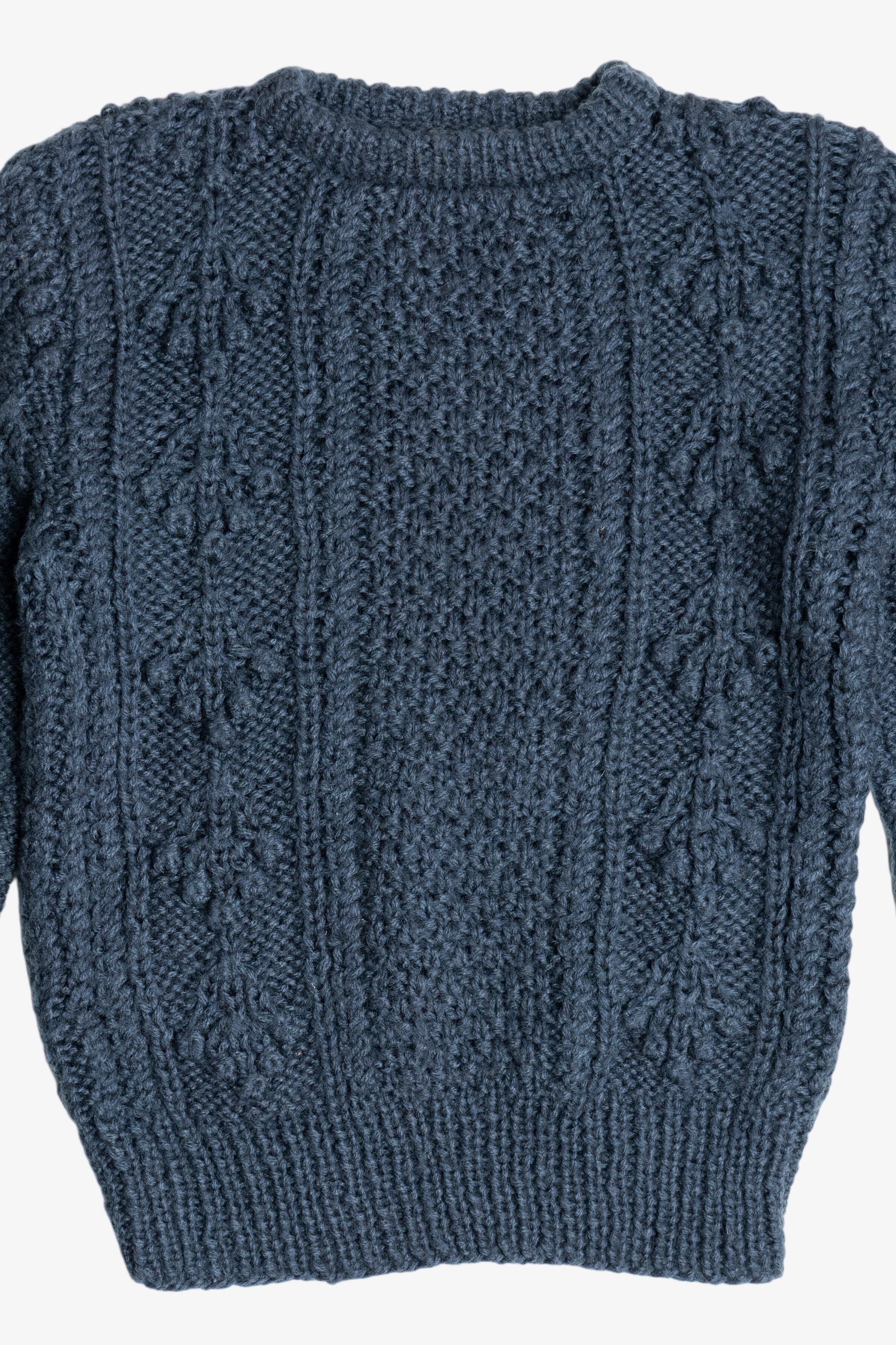 Vintage Blue Clothes To You Fisherman Sweater (1980s)