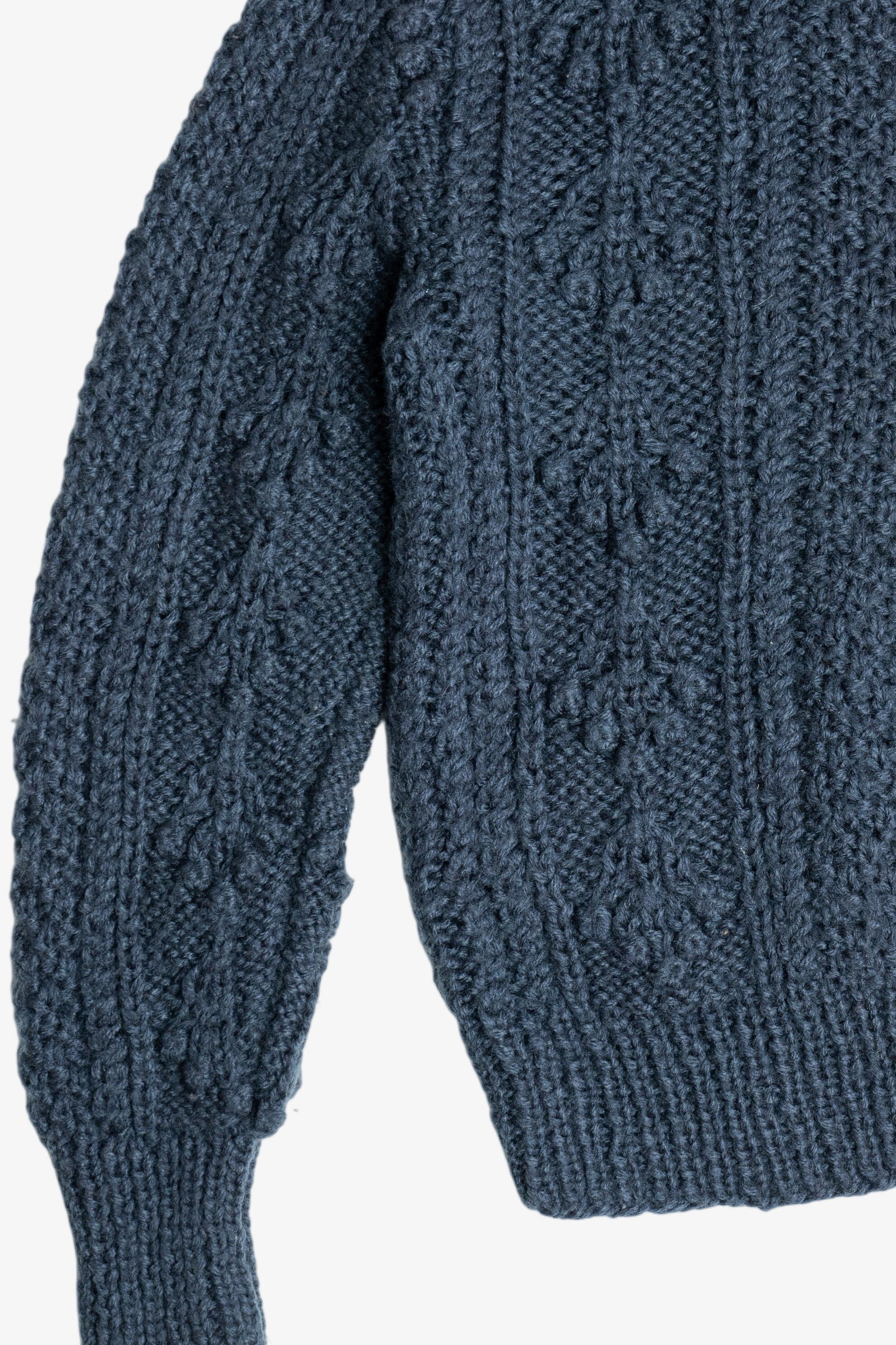 Vintage Blue Clothes To You Fisherman Sweater (1980s)