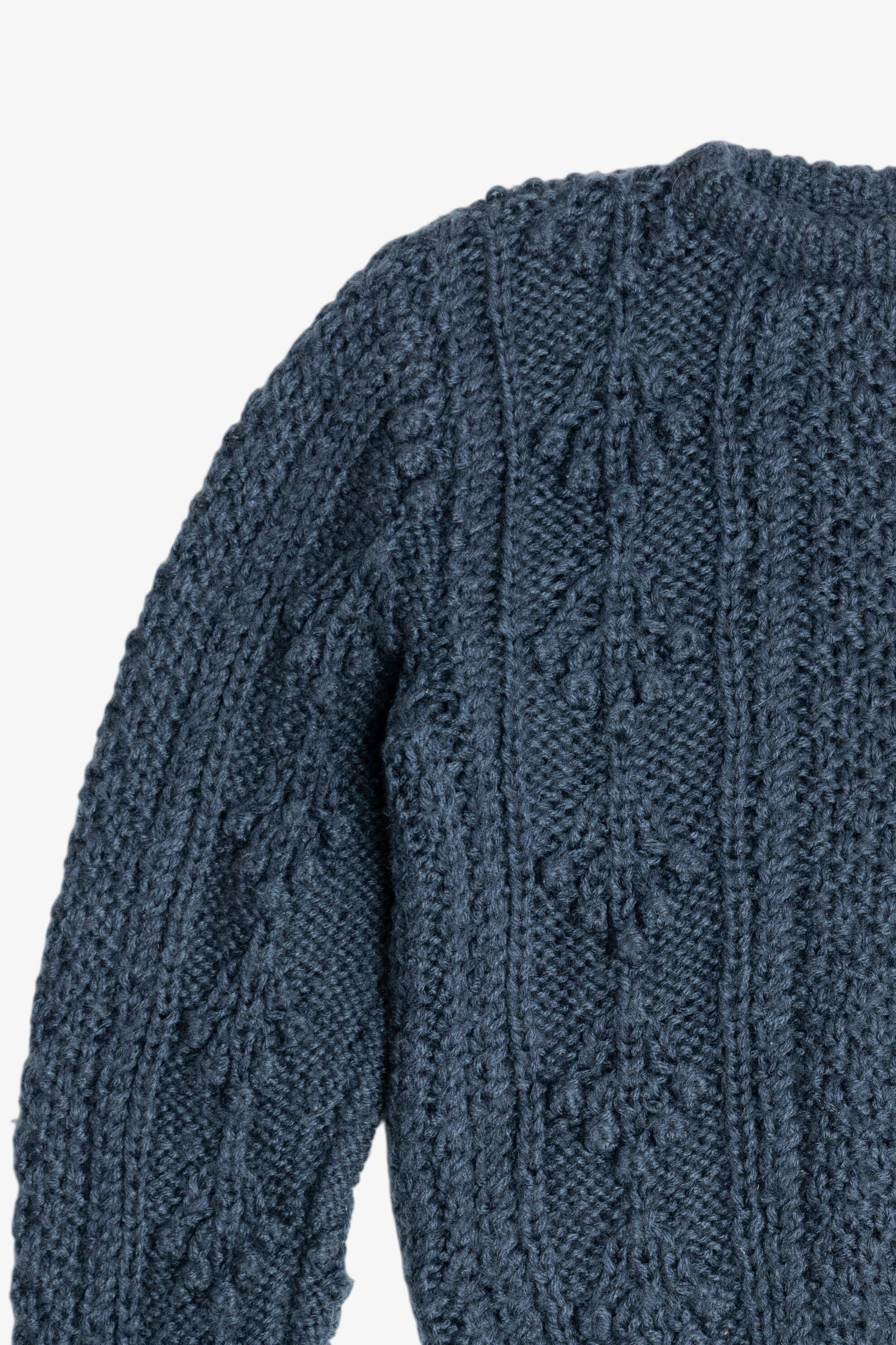Vintage Blue Clothes To You Fisherman Sweater (1980s)