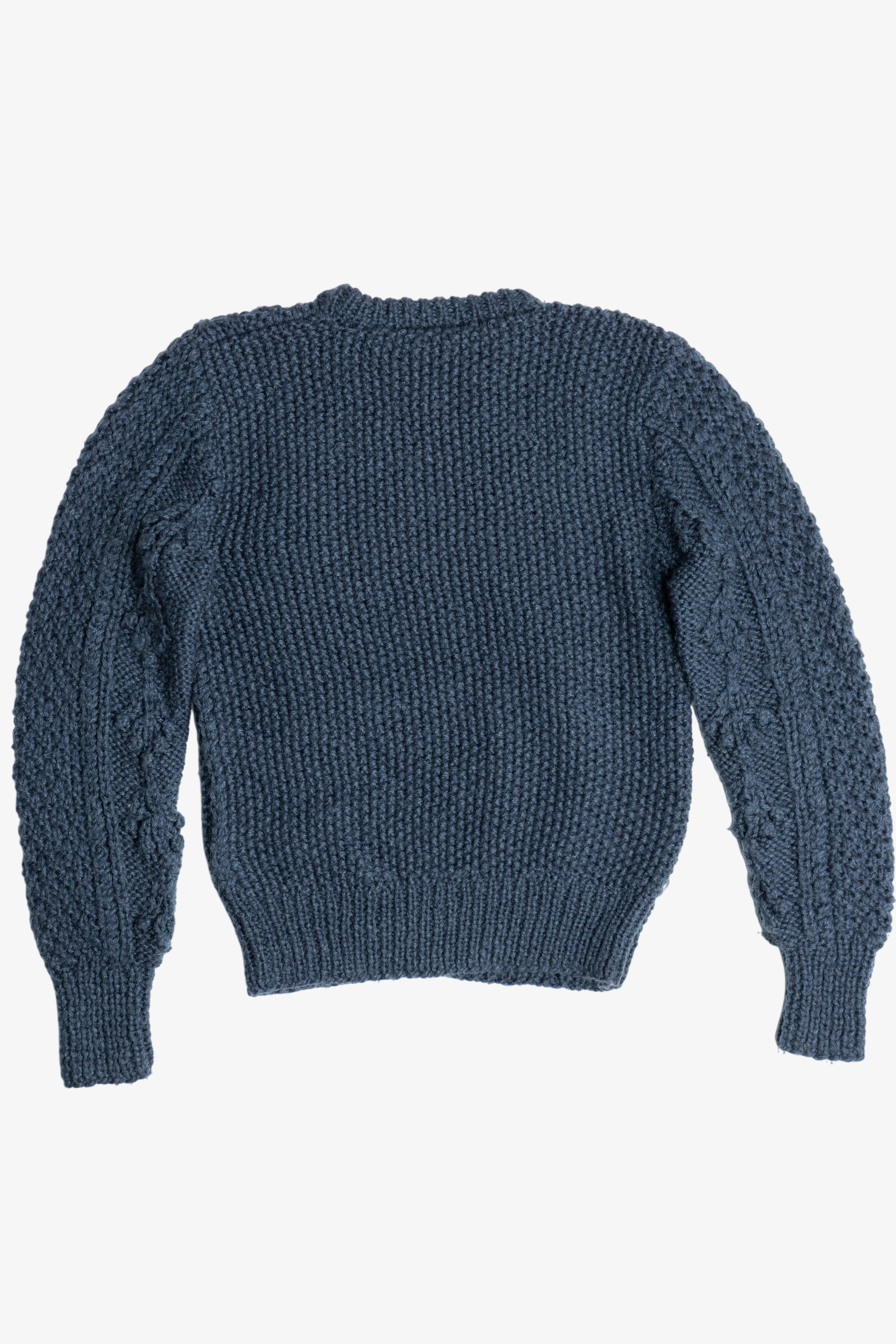 Vintage Blue Clothes To You Fisherman Sweater (1980s)