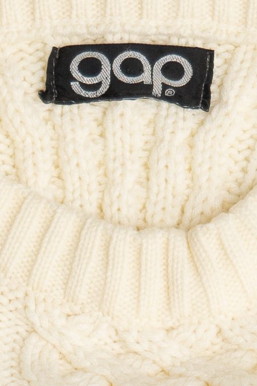 Vintage Gap Cable Knit Fisherman Sweater (1980s)
