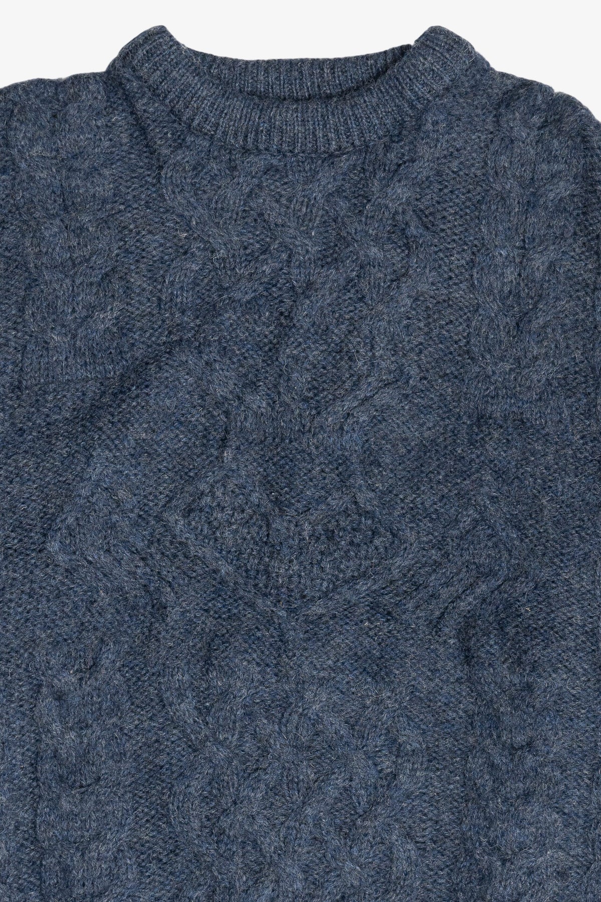 Vintage Aran Crafts Blue Irish Fisherman Sweater (1990s)