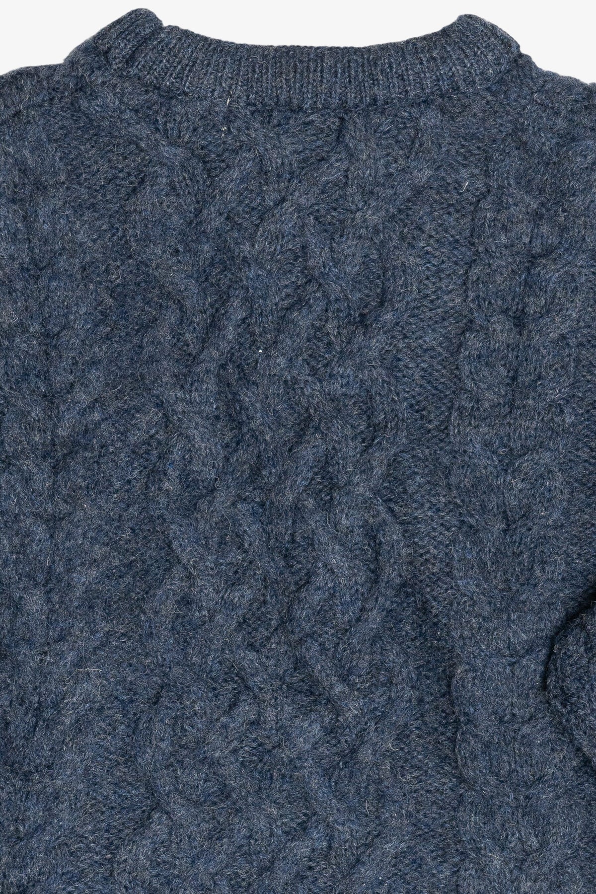 Vintage Aran Crafts Blue Irish Fisherman Sweater (1990s)