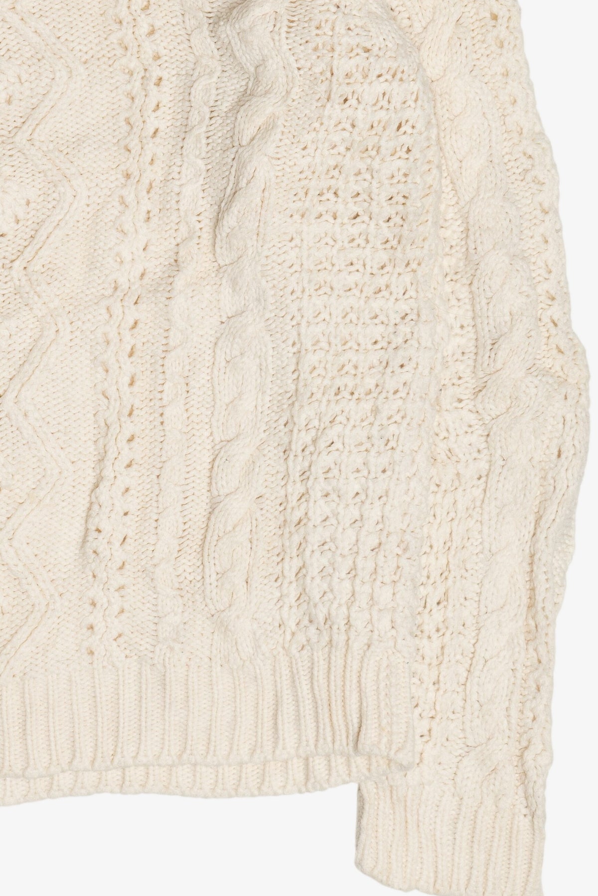 Vintage Cable Knit Fisherman Sweater (1990s)