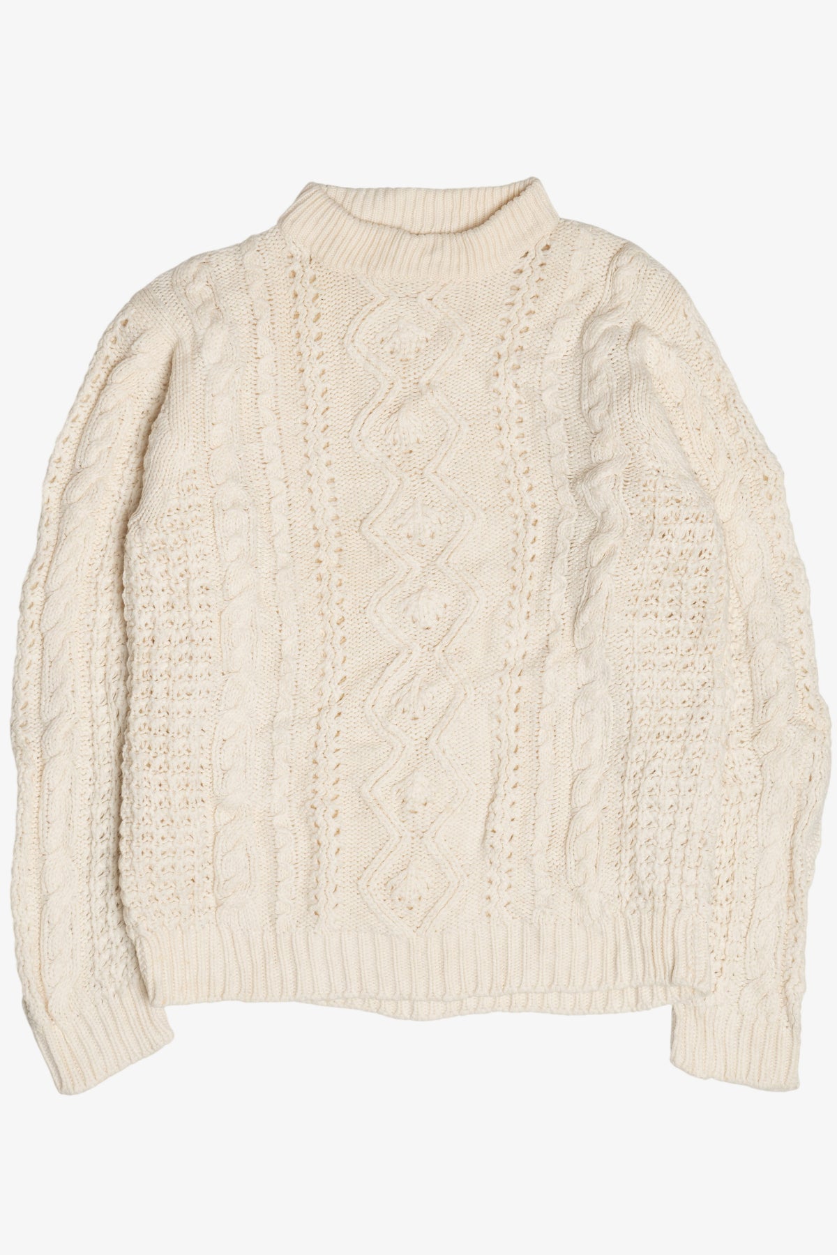 Vintage Cable Knit Fisherman Sweater (1990s)