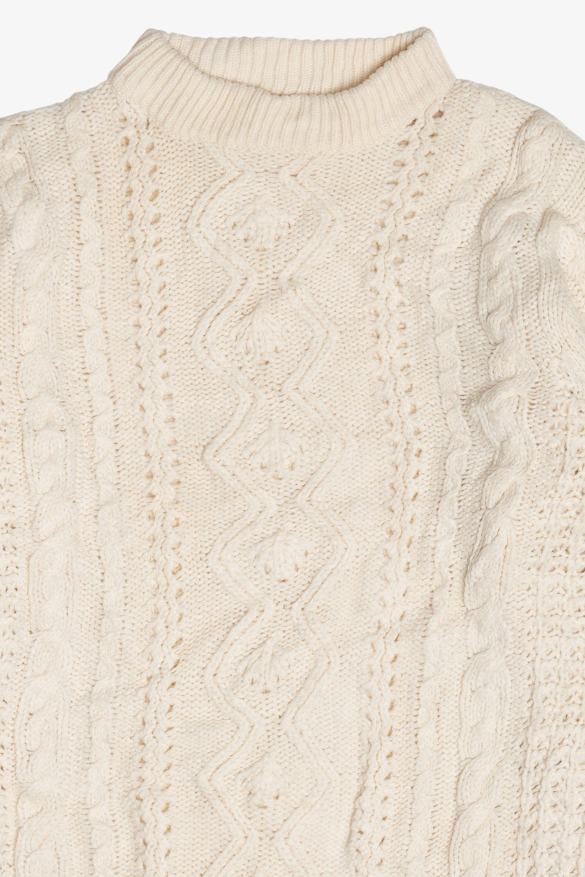Vintage Cable Knit Fisherman Sweater (1990s)