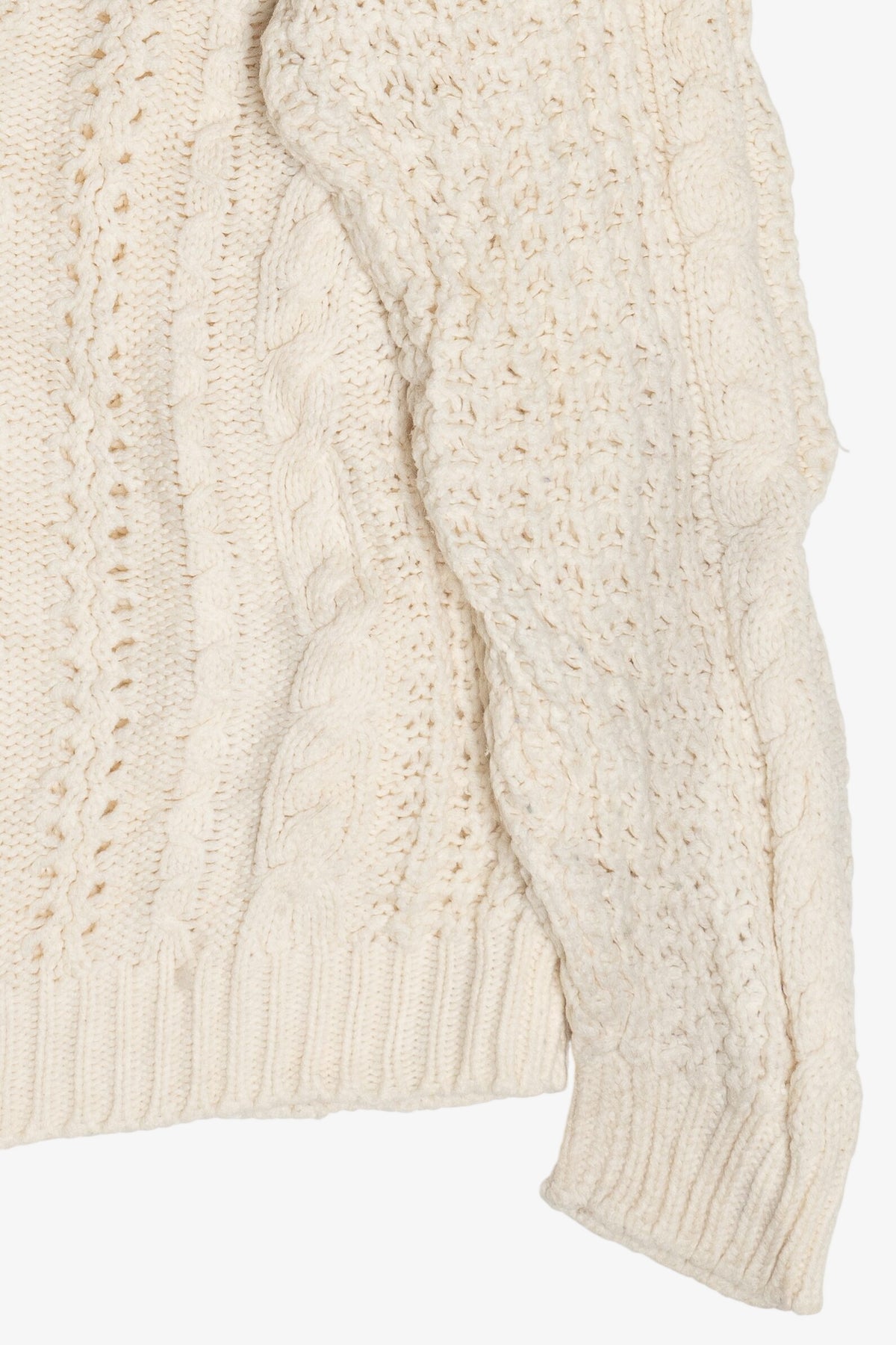 Vintage Cable Knit Fisherman Sweater (1990s)