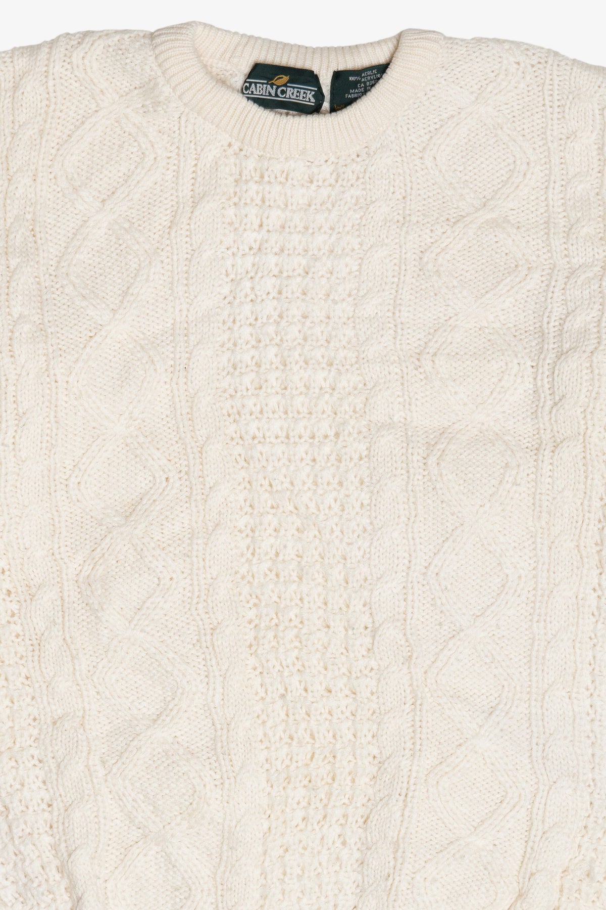 Vintage Cabin Creek Soft Fisherman Sweater (1990s)