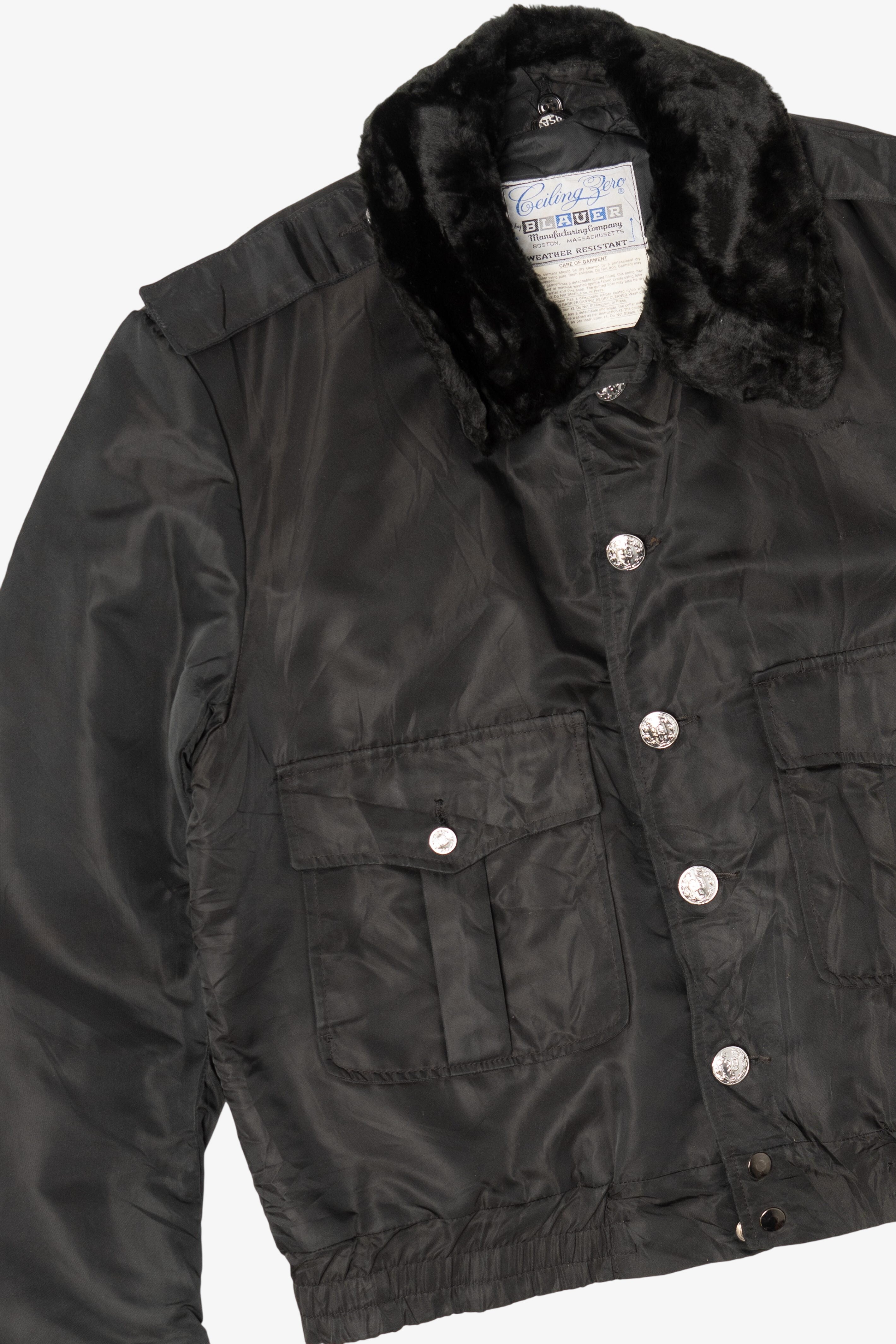 Vintage Black Ceiling Zero Blauer Workwear Bomber Jacket (1970s)