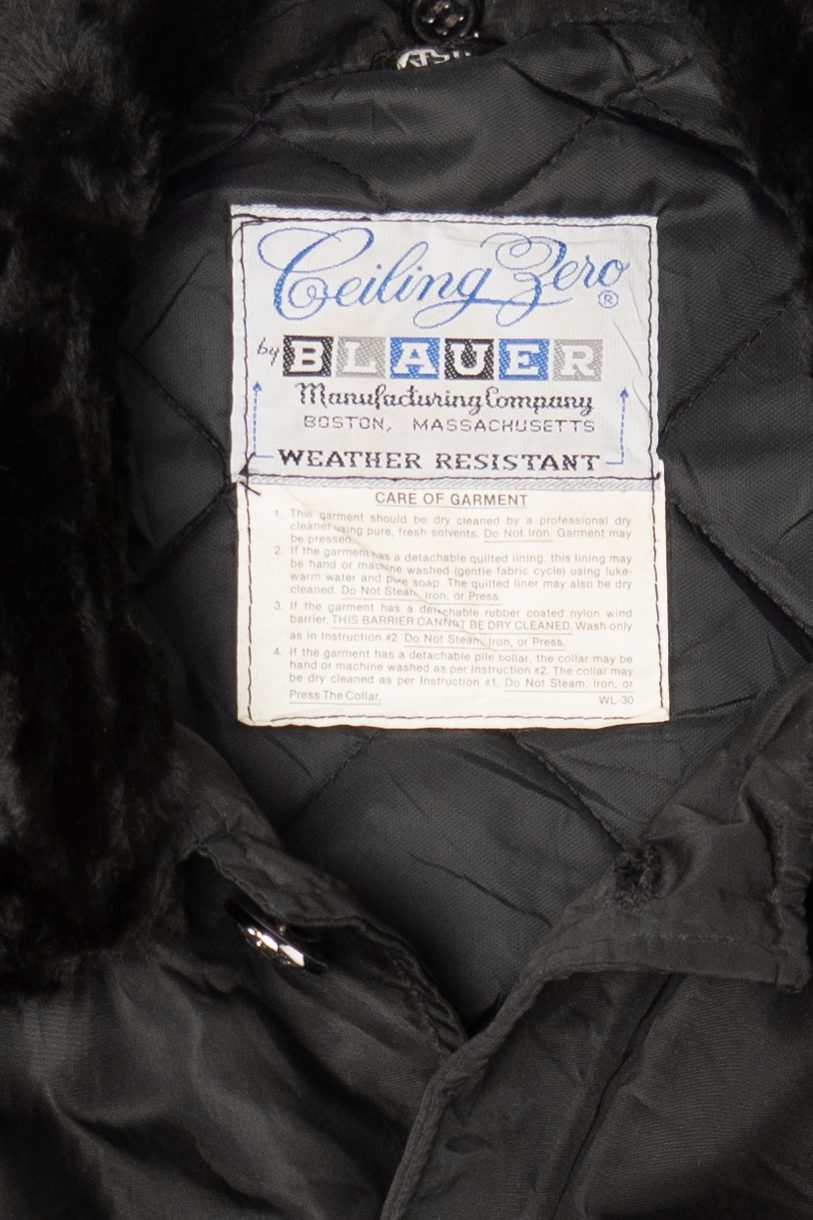 Vintage Black Ceiling Zero Blauer Workwear Bomber Jacket (1970s)