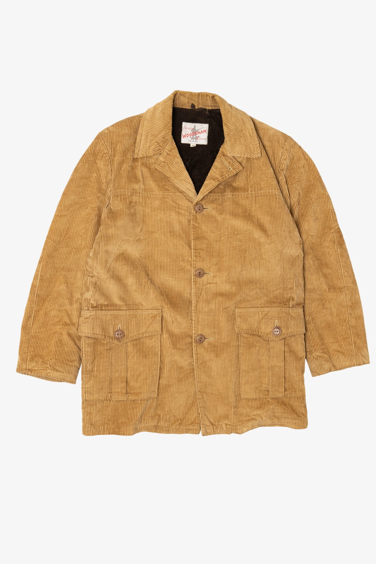Vintage Distinctive Woodsman Corduroy Sherpa Lined Jacket (1970s)