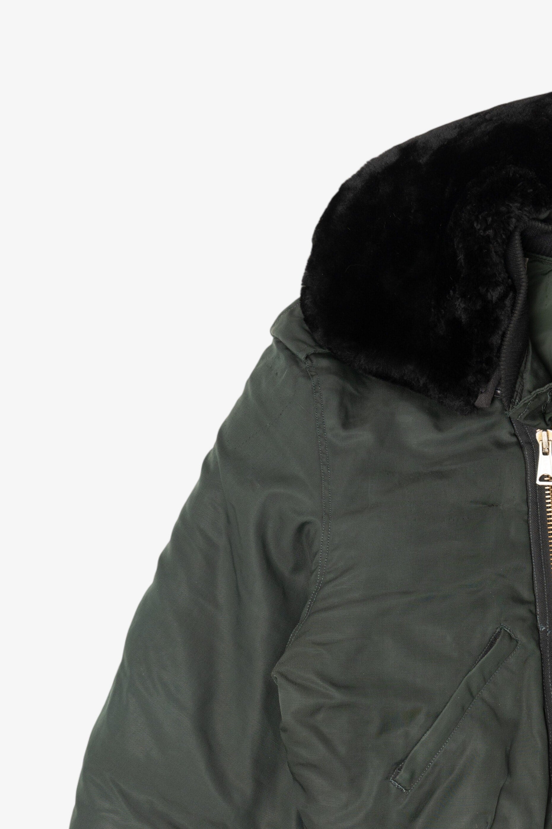 Vintage Green MilitaryBomber Jacket (1970s)