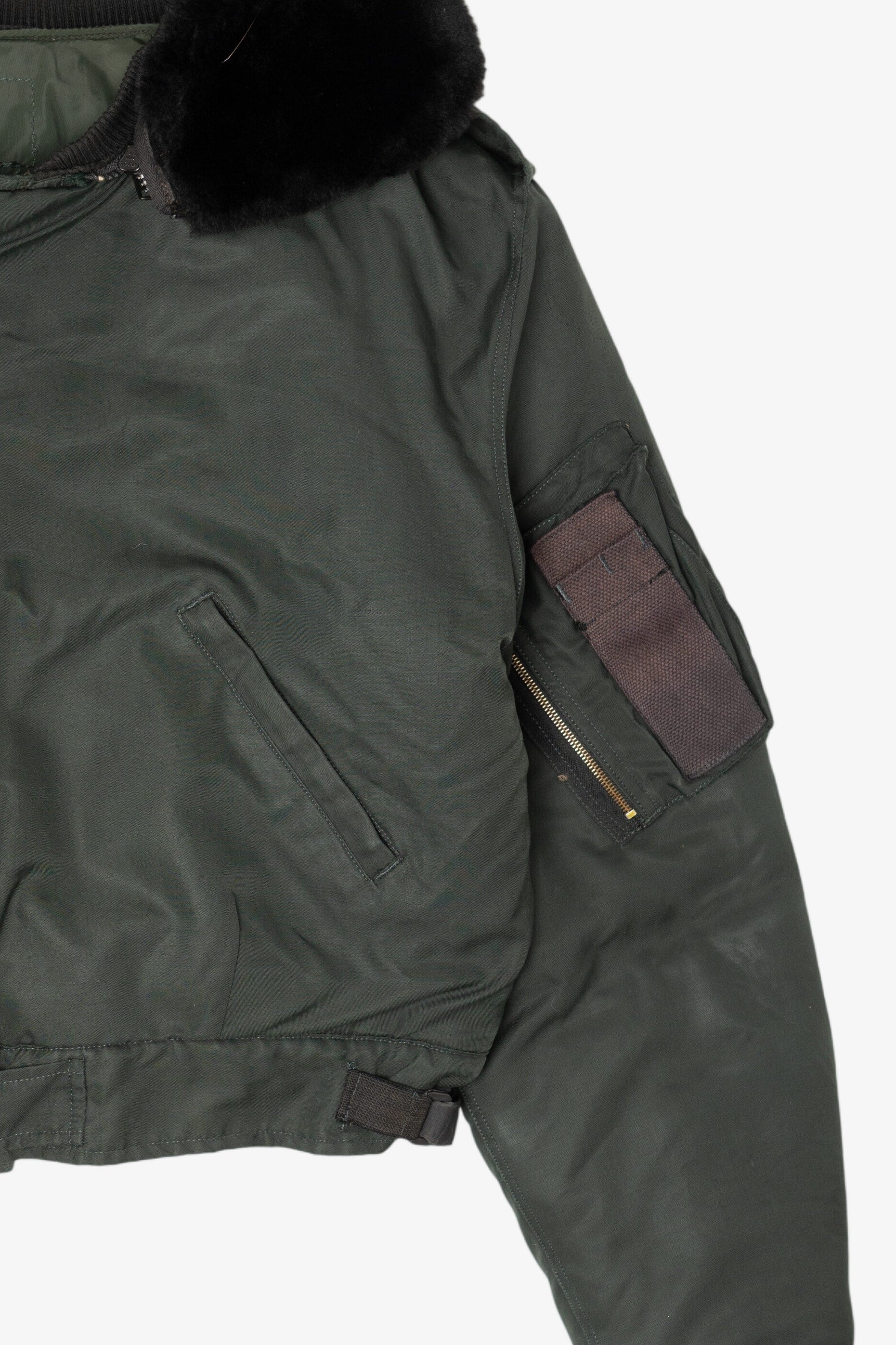 Vintage Green MilitaryBomber Jacket (1970s)