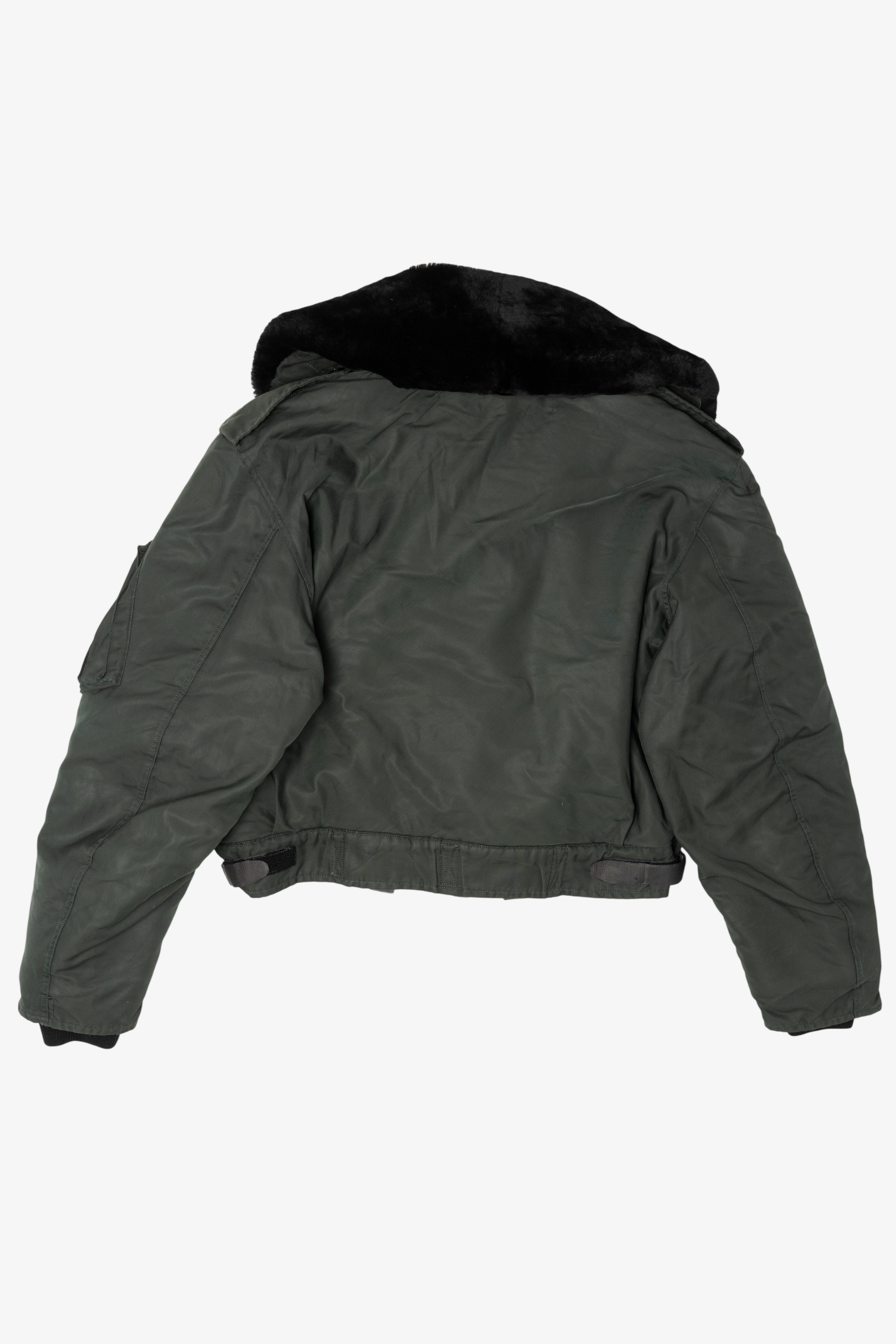 Vintage Green MilitaryBomber Jacket (1970s)