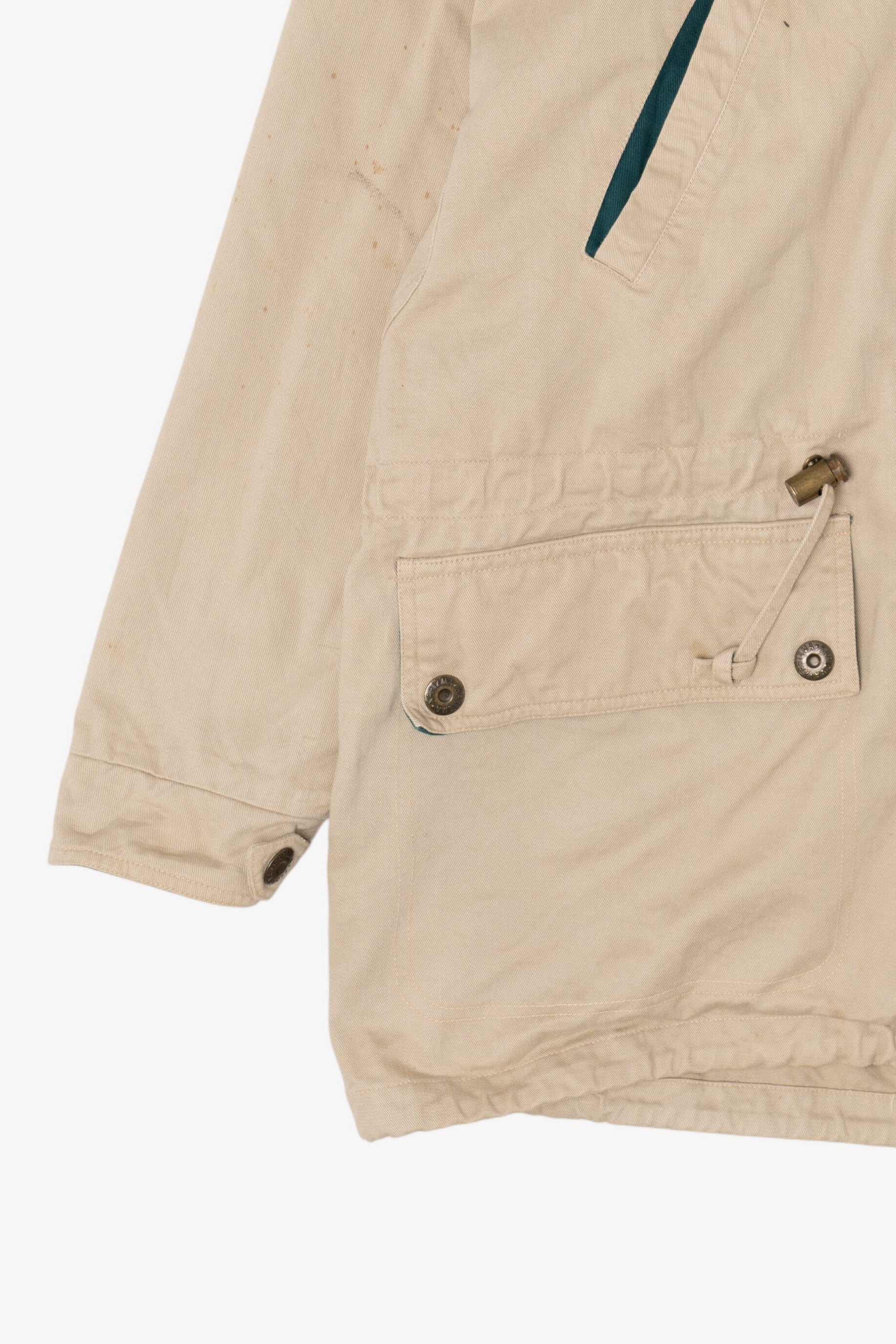 Vintage Beige Karizma Blanket Lined Hooded Jacket (1990s)