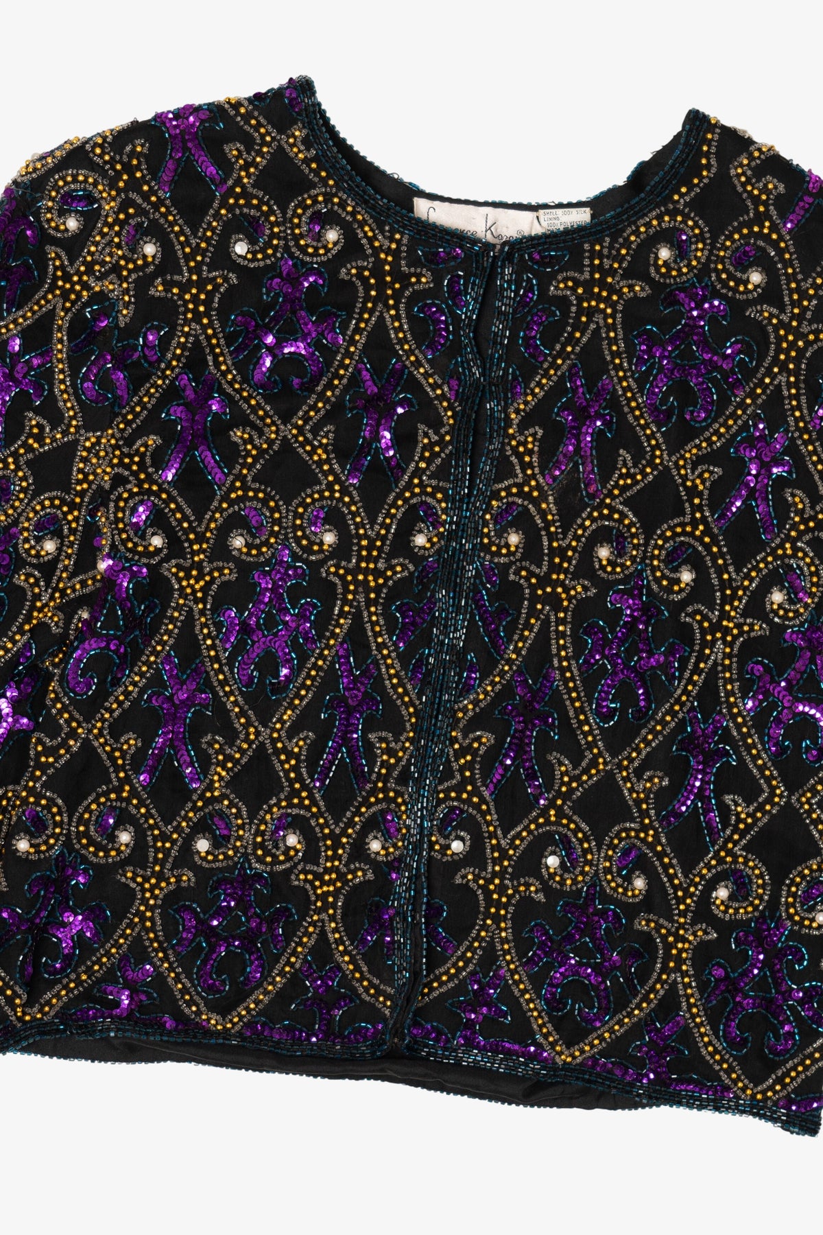Vintage Beaded Embroidered Laurence Kazar Jacket (1980s)