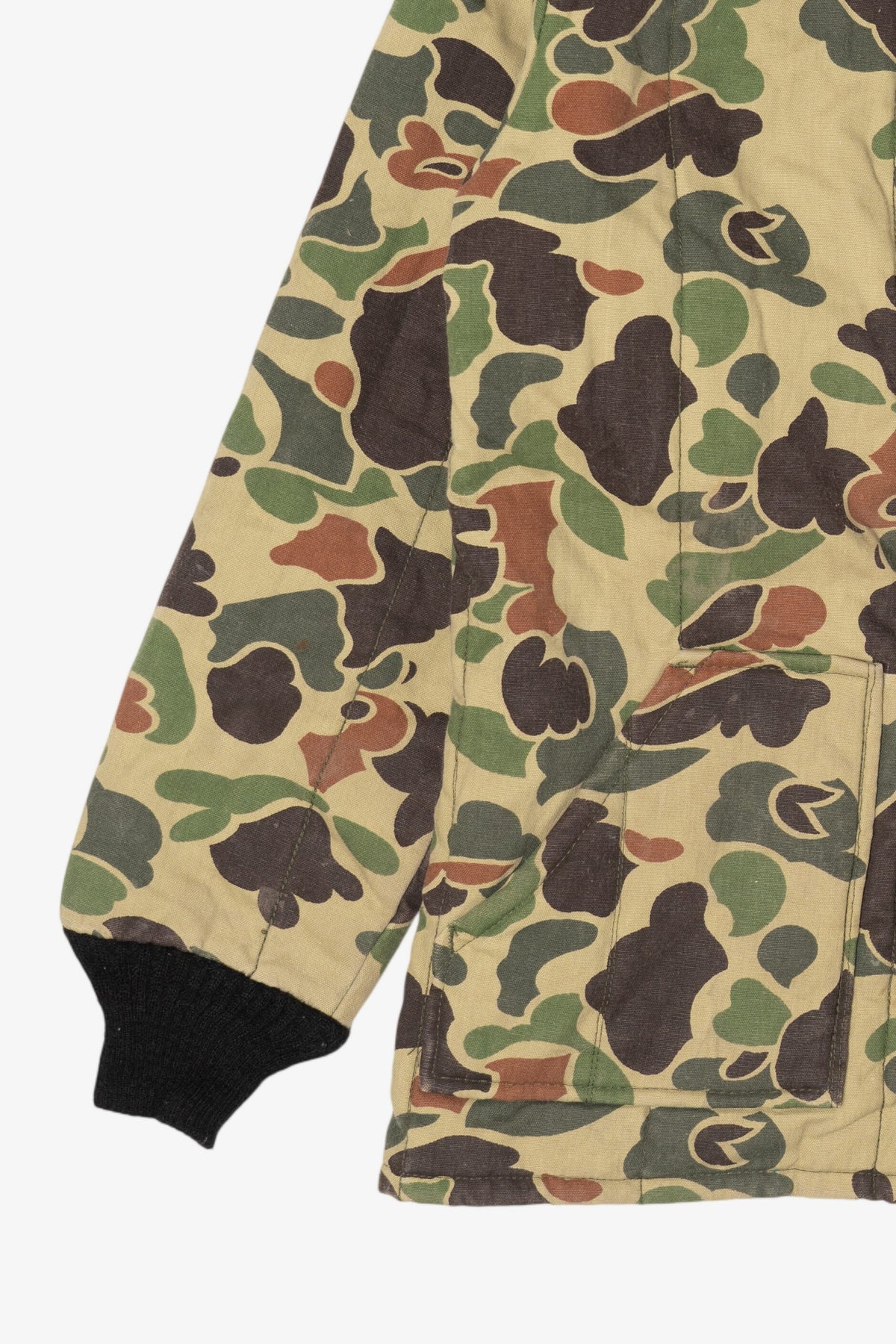 Vintage Green Camouflage Hunting Jacket (1980s)