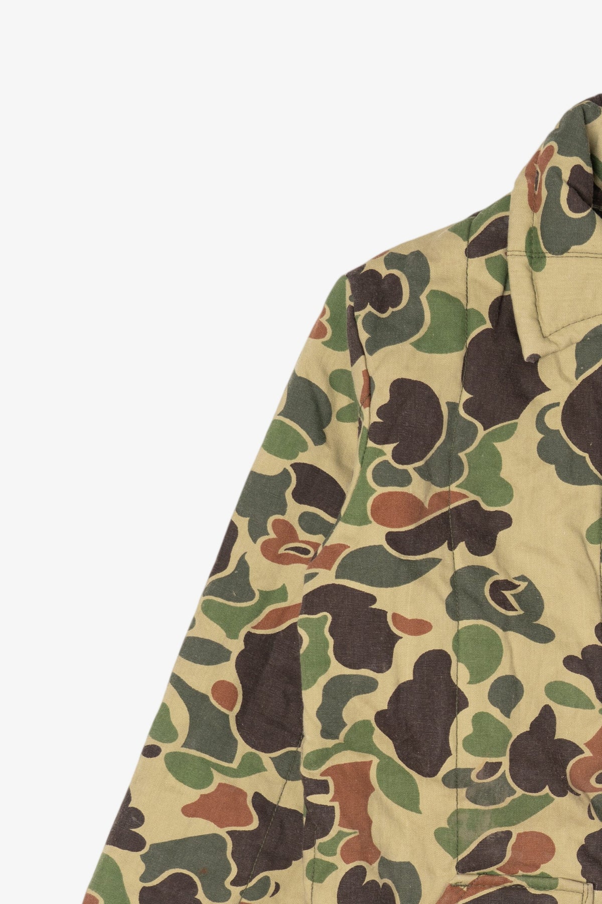 Vintage Green Camouflage Hunting Jacket (1980s)