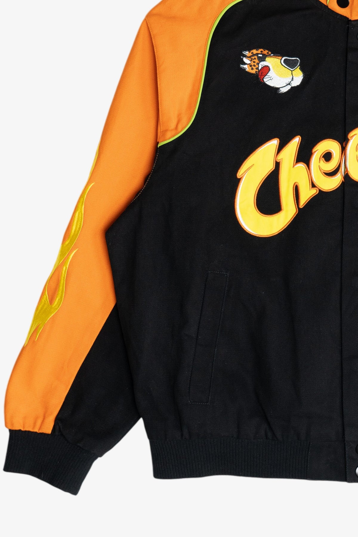 Flamin' Hot Cheetos Embroidered Patches Racing Jacket (2010s)