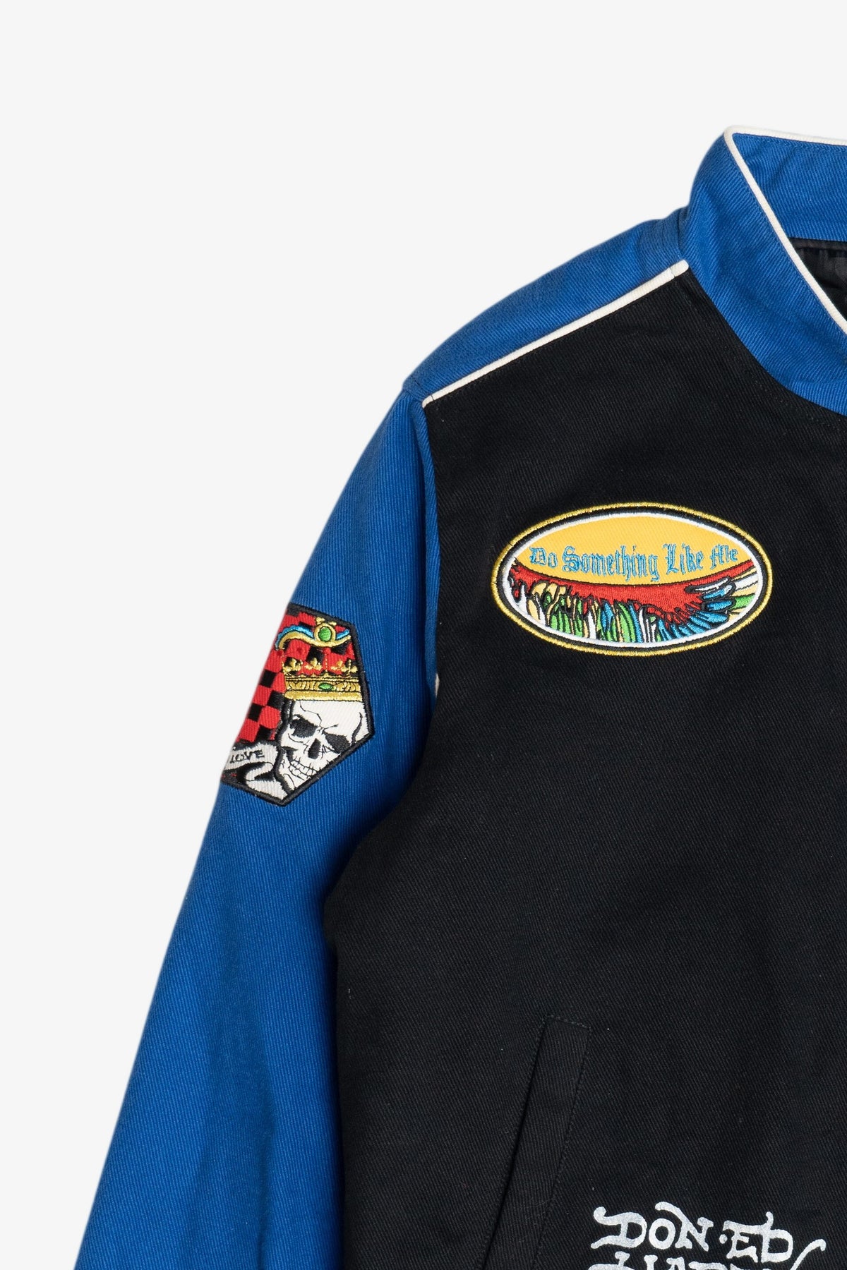 Vintage Ed Hardy "Death Before Dishonor" Patch Jacket (2000s)