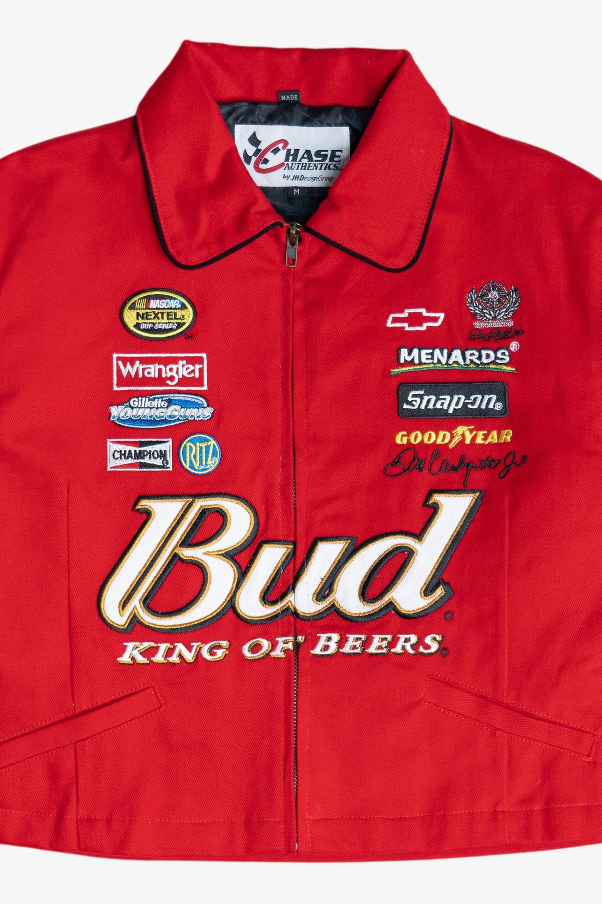 Vintage Dale Earnhardt Bud King Of Beers Chase Authentics Racing Jacket NWT (2000s)