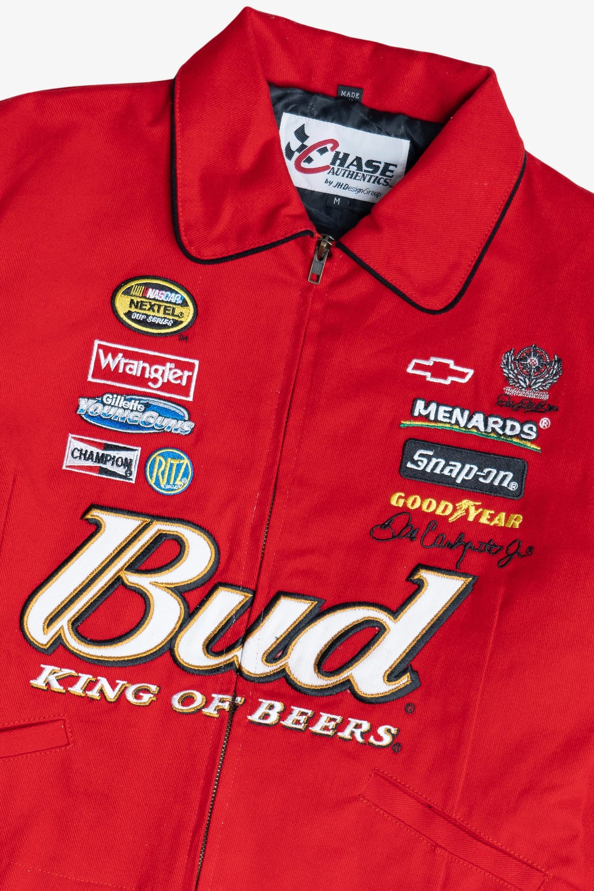 Vintage Dale Earnhardt Bud King Of Beers Chase Authentics Racing Jacket NWT (2000s)