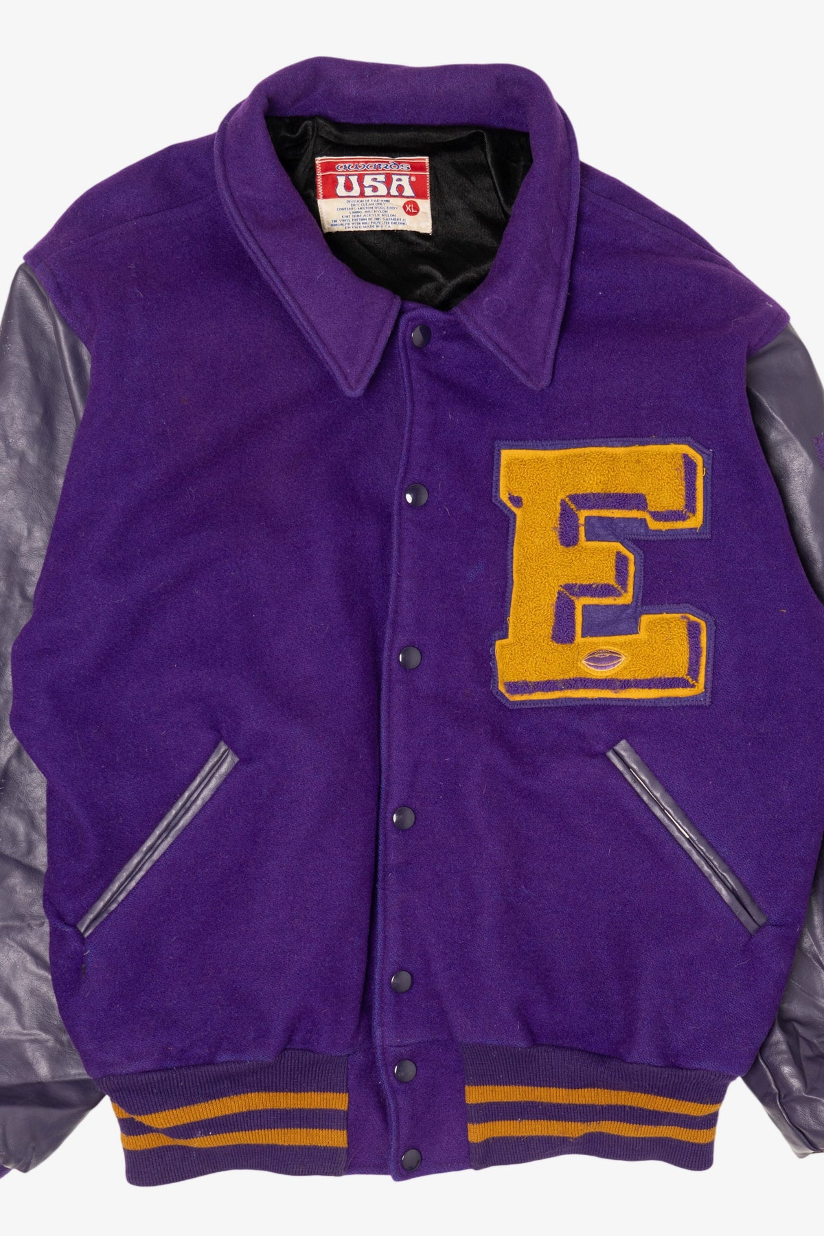 Vintage Purple Awards USA Athletic Bomber Jacket (1990s)