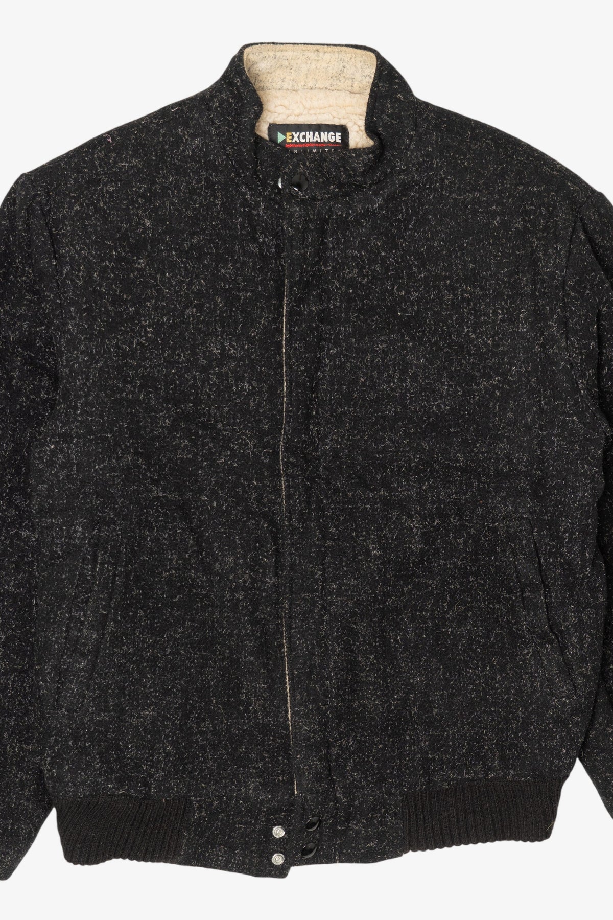 Vintage Exchange Unlimited Faux Fur Lined Jacket (1990s)