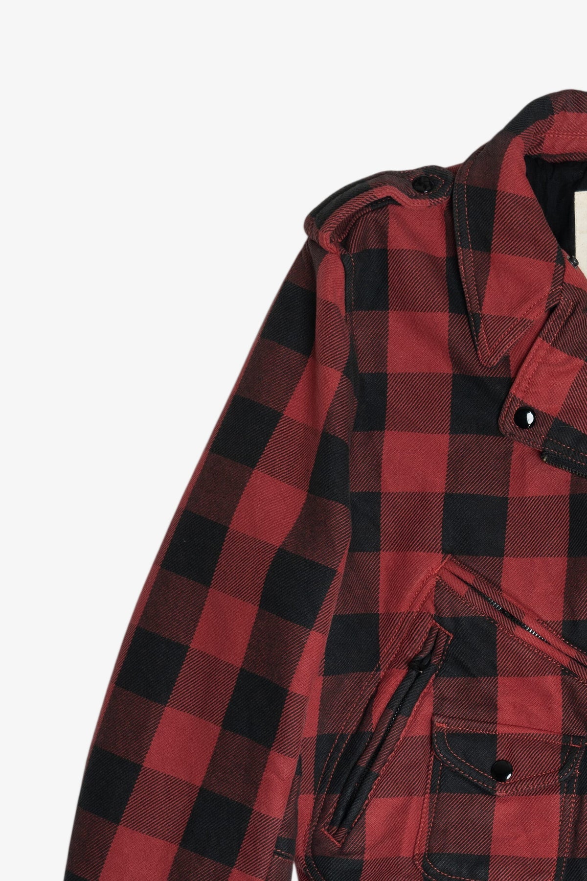 Ralph Lauren Denim & Supply Buffalo Plaid Moto Zip Jacket (2010s)