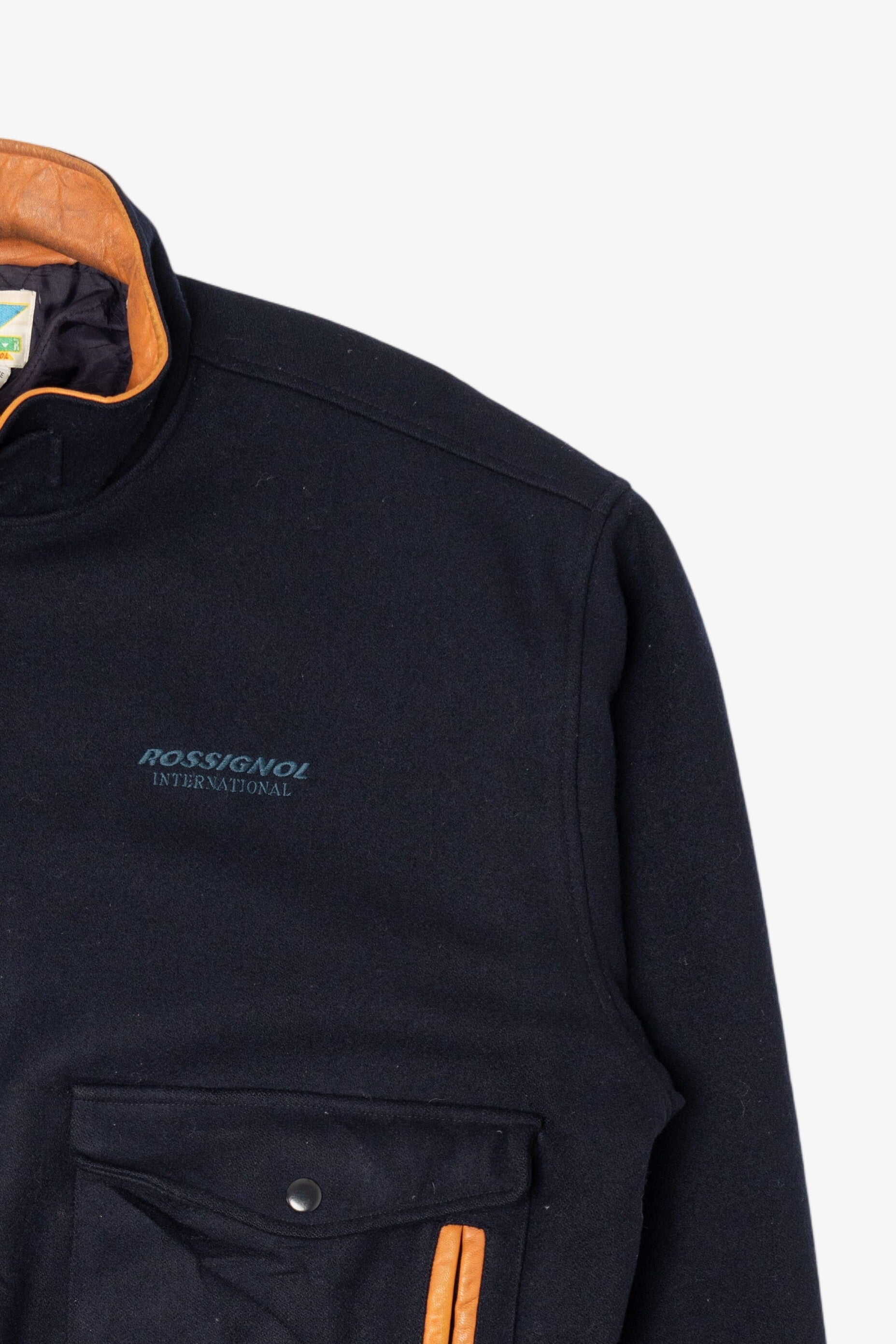 Vintage Black Rossignol Elbow Pads Bomber Jacket (1990s)