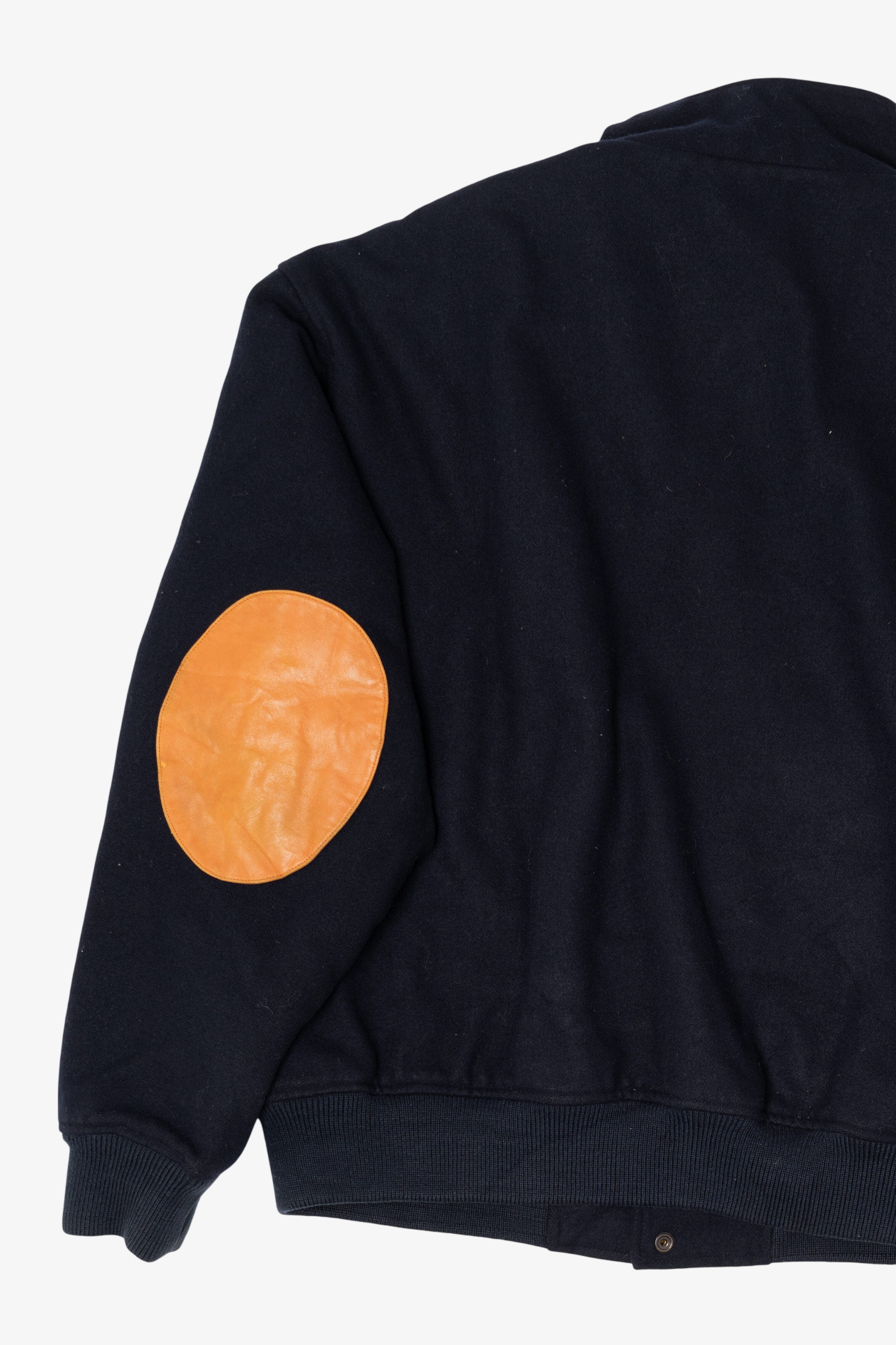 Vintage Black Rossignol Elbow Pads Bomber Jacket (1990s)