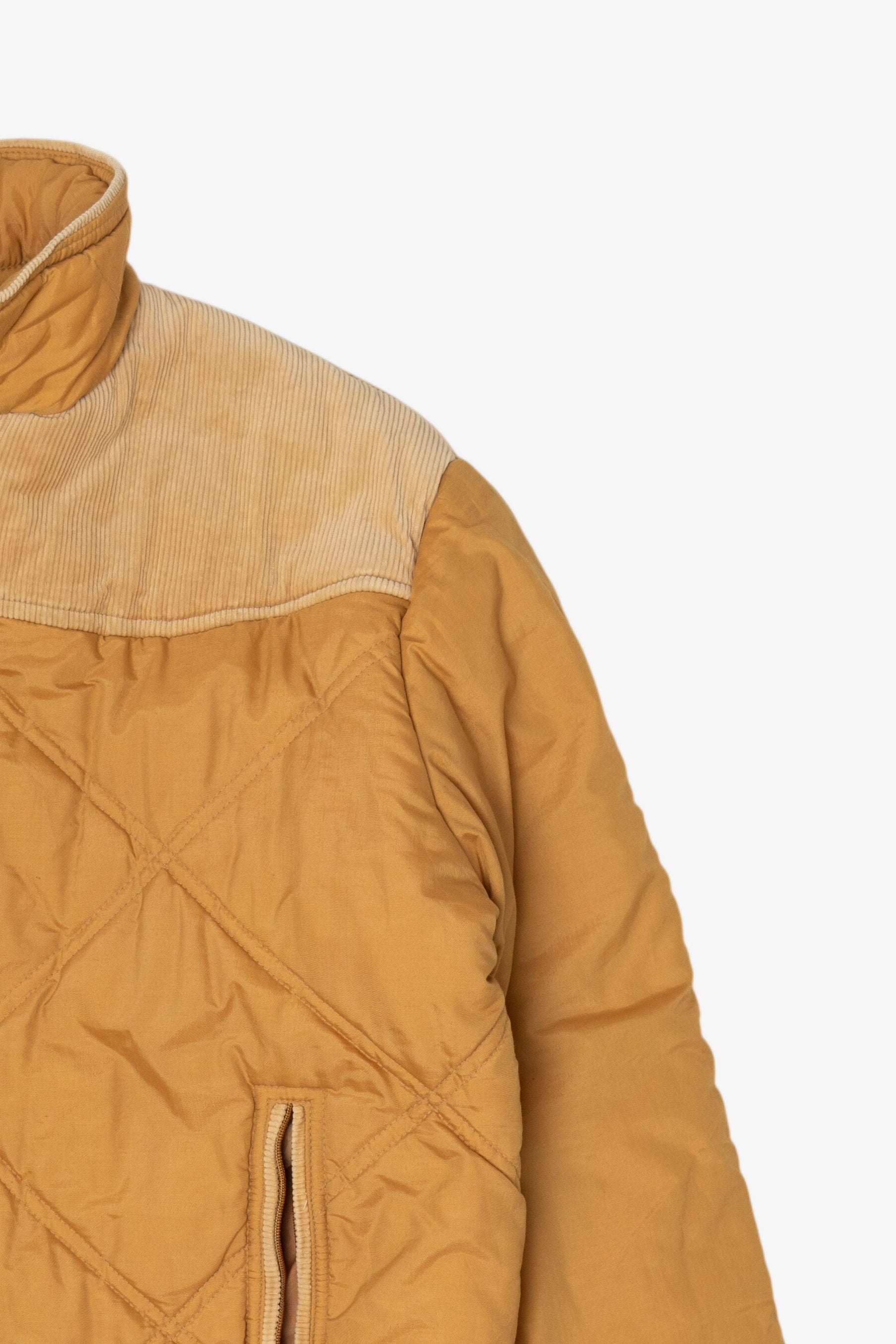Vintage Yellow Sigallo Quilted Jacket (1980s)