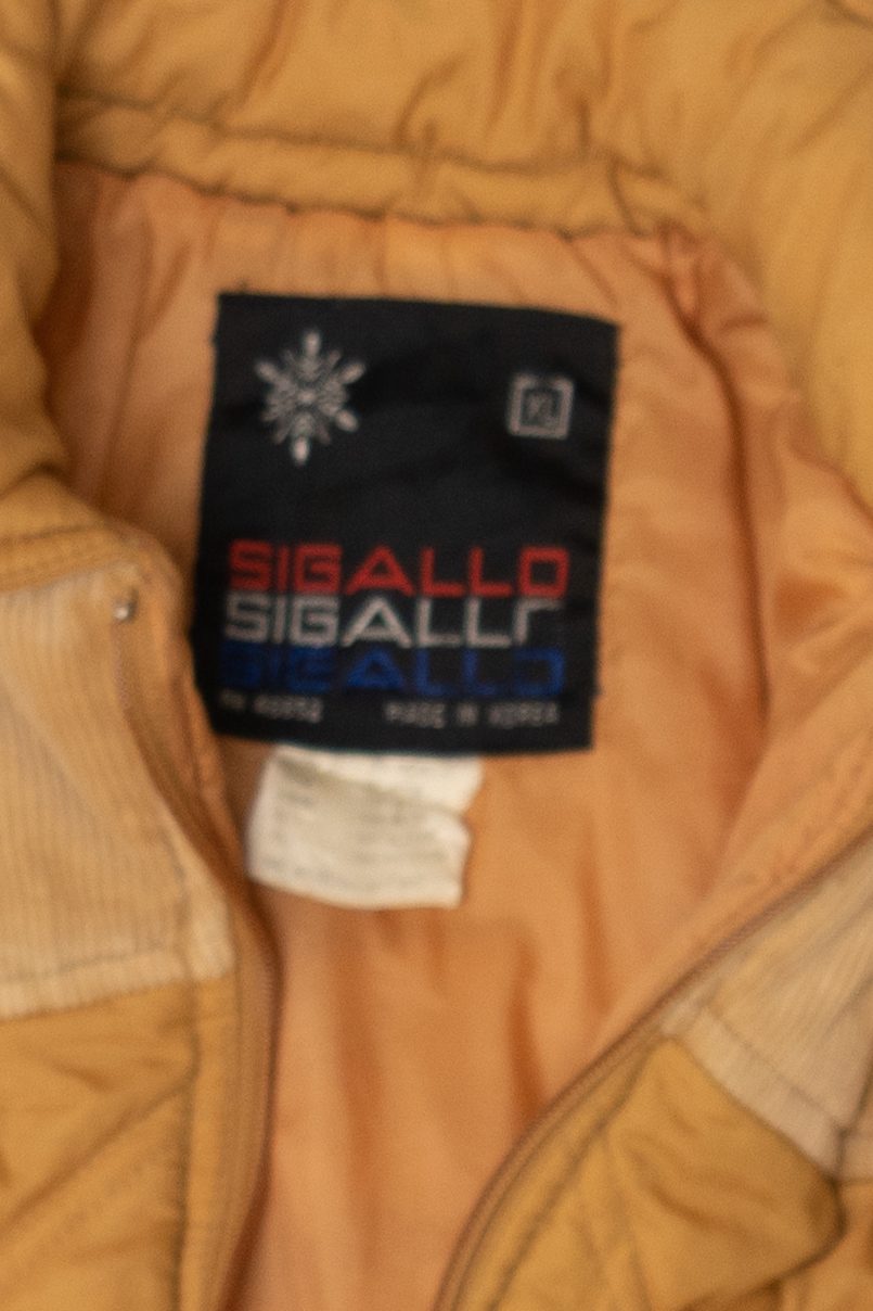 Vintage Yellow Sigallo Quilted Jacket (1980s)