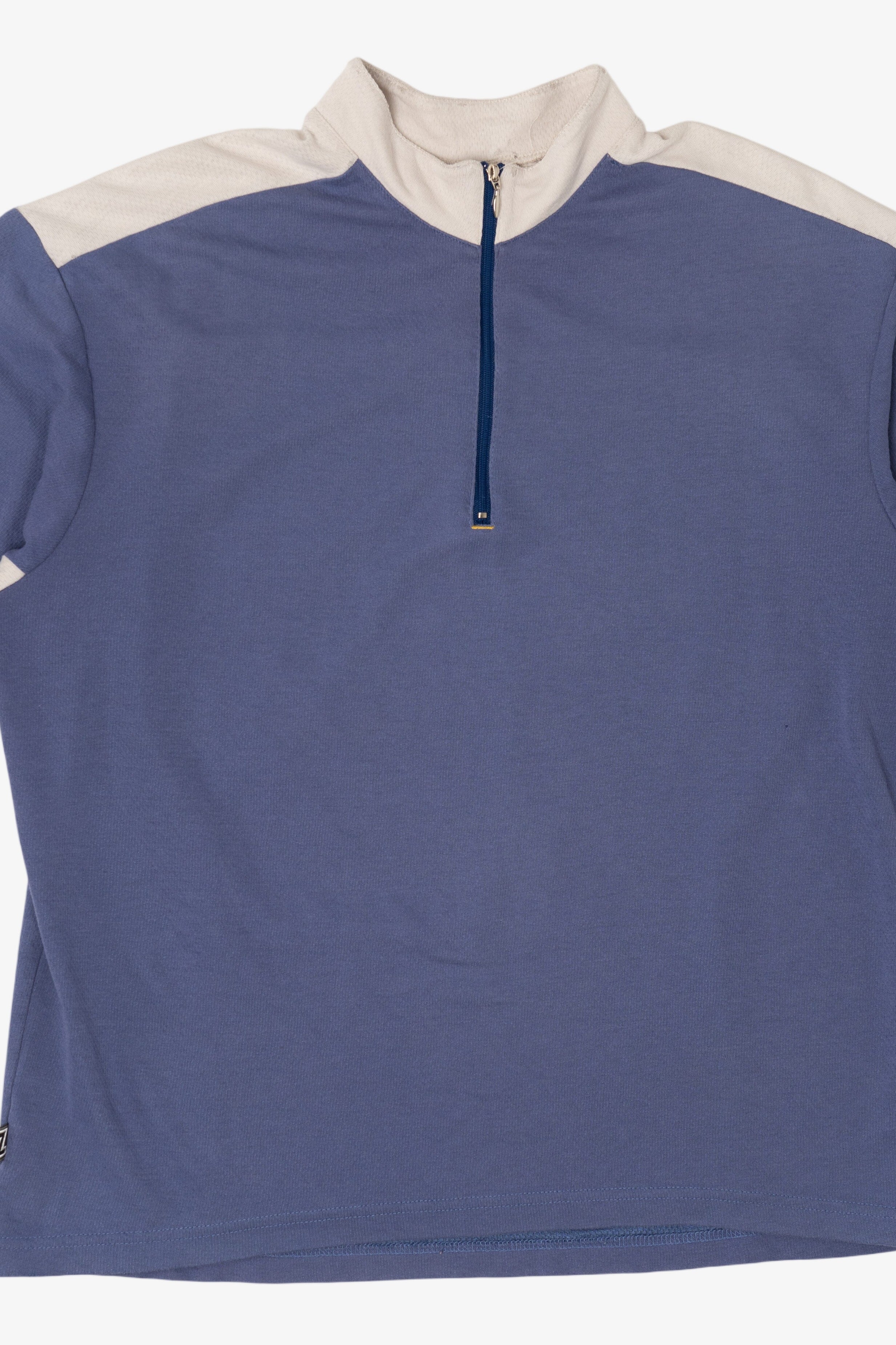 Vintage Blue Zoic Half Zip Athletic Top (1990s)