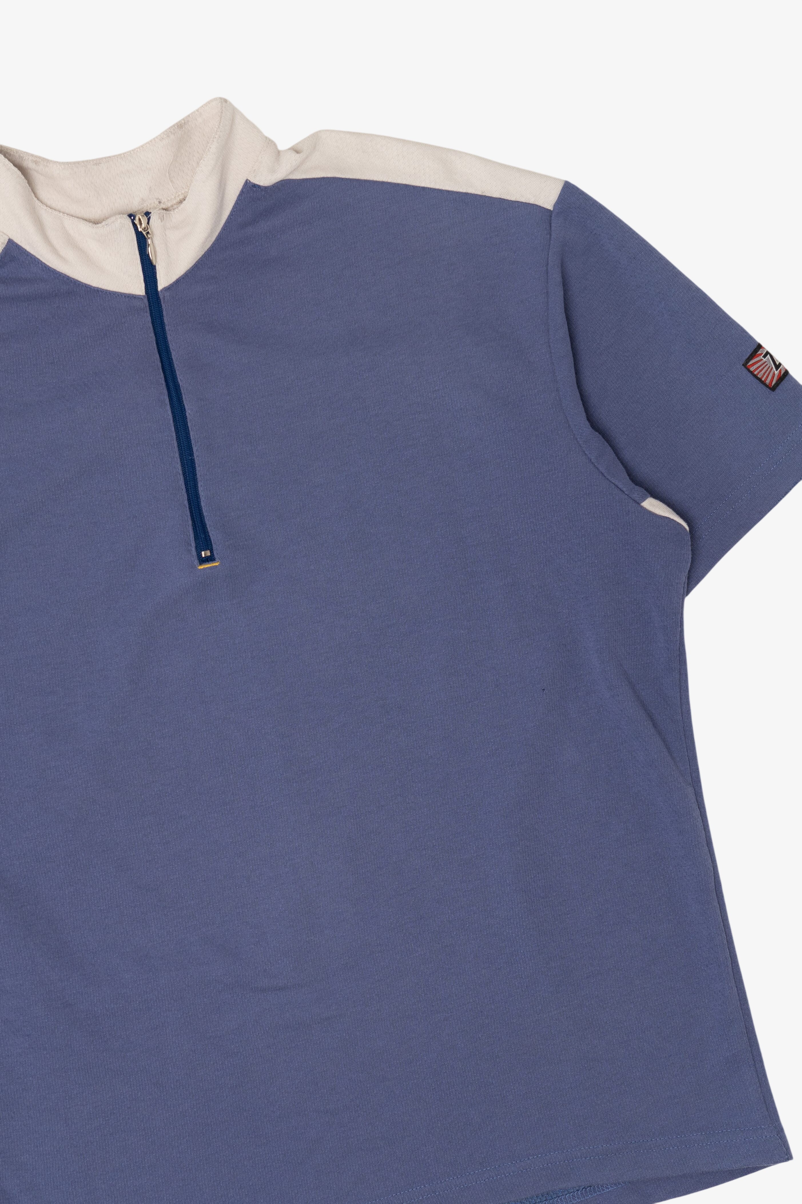 Vintage Blue Zoic Half Zip Athletic Top (1990s)