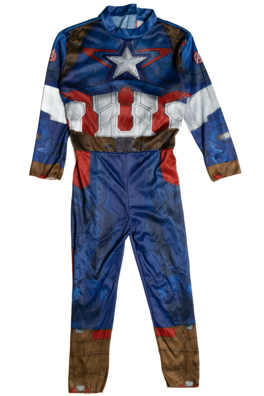Captain America Recycled Kids' Halloween Costume