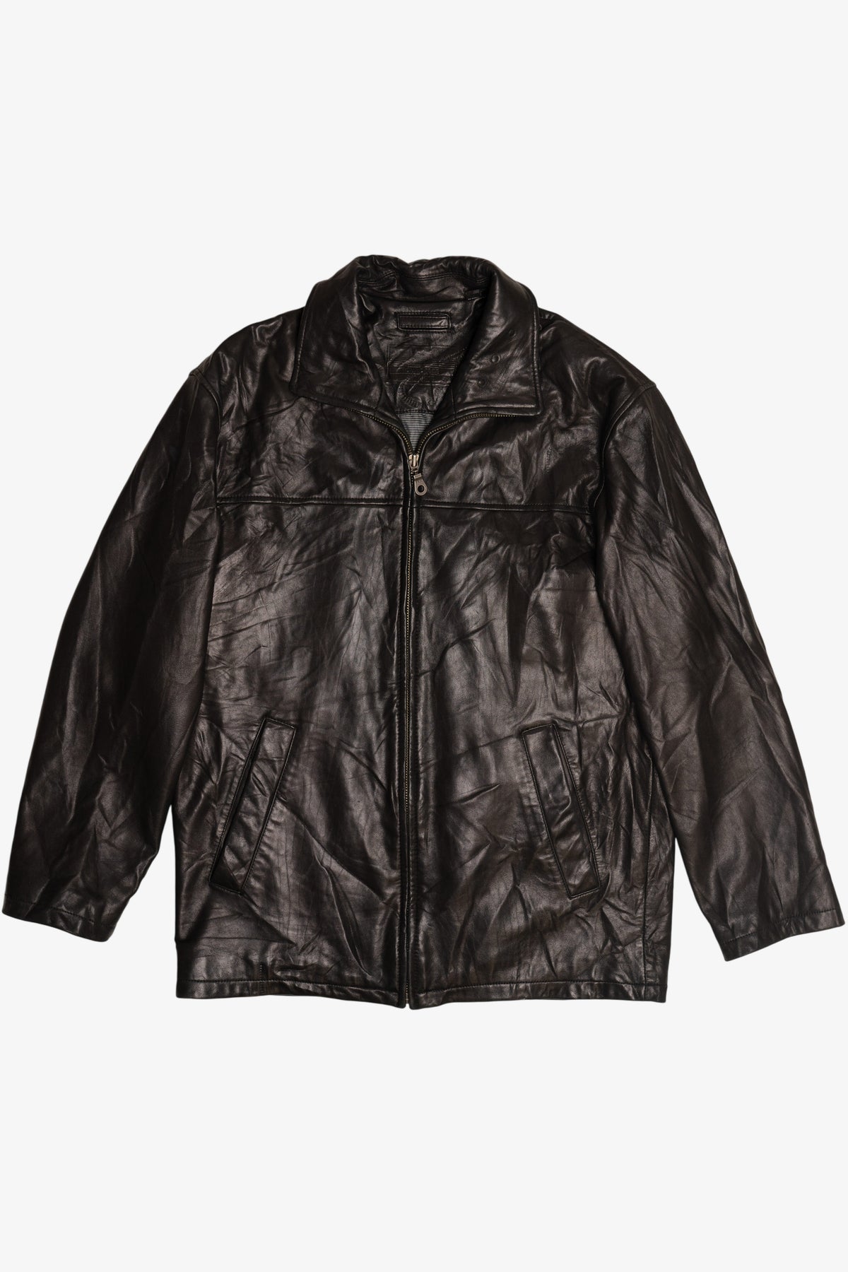 Vintage Dark Brown Roundtree & Yorke Leather Jacket (2000s)