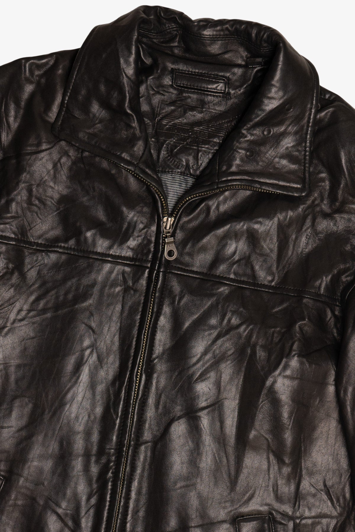 Vintage Dark Brown Roundtree & Yorke Leather Jacket (2000s)
